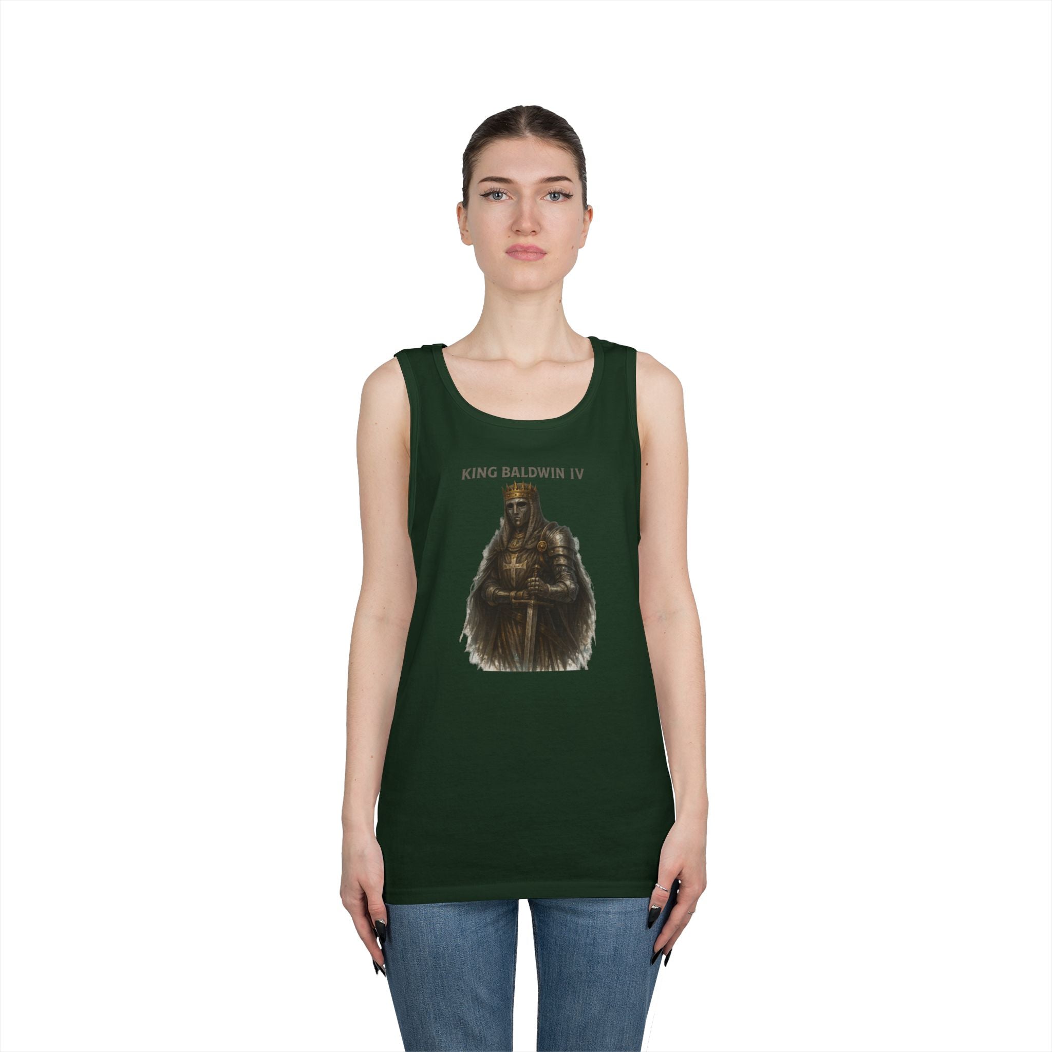 King Baldwin IV Unisex Heavy Cotton Tank Top