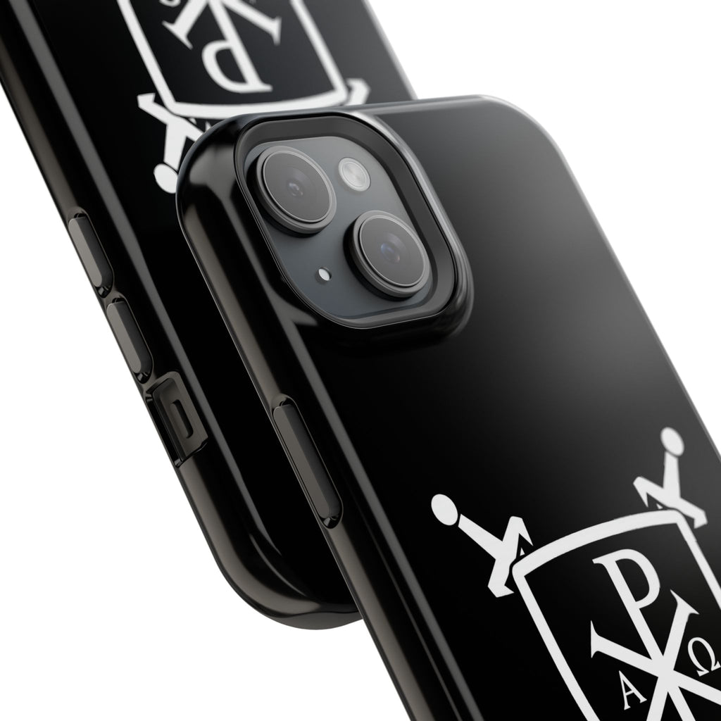 Swords and Shield Pi Chi Rho Graphic Design Magnetic Impact-Resistant Cases