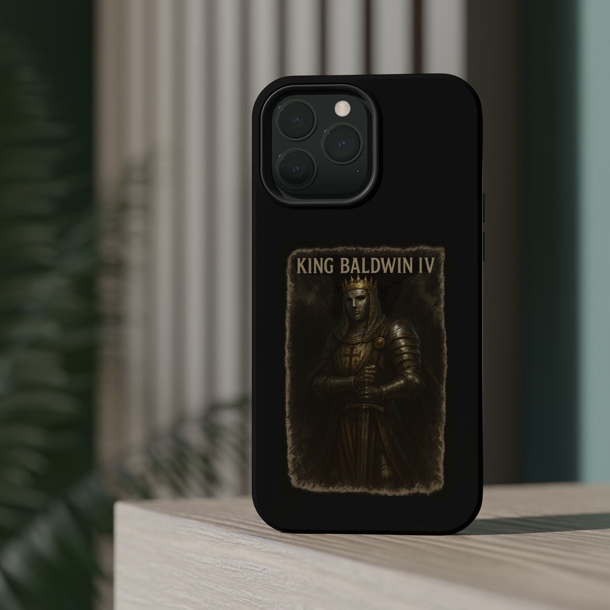 King Baldwin IV Impact-Resistant Magnetic Phone Case