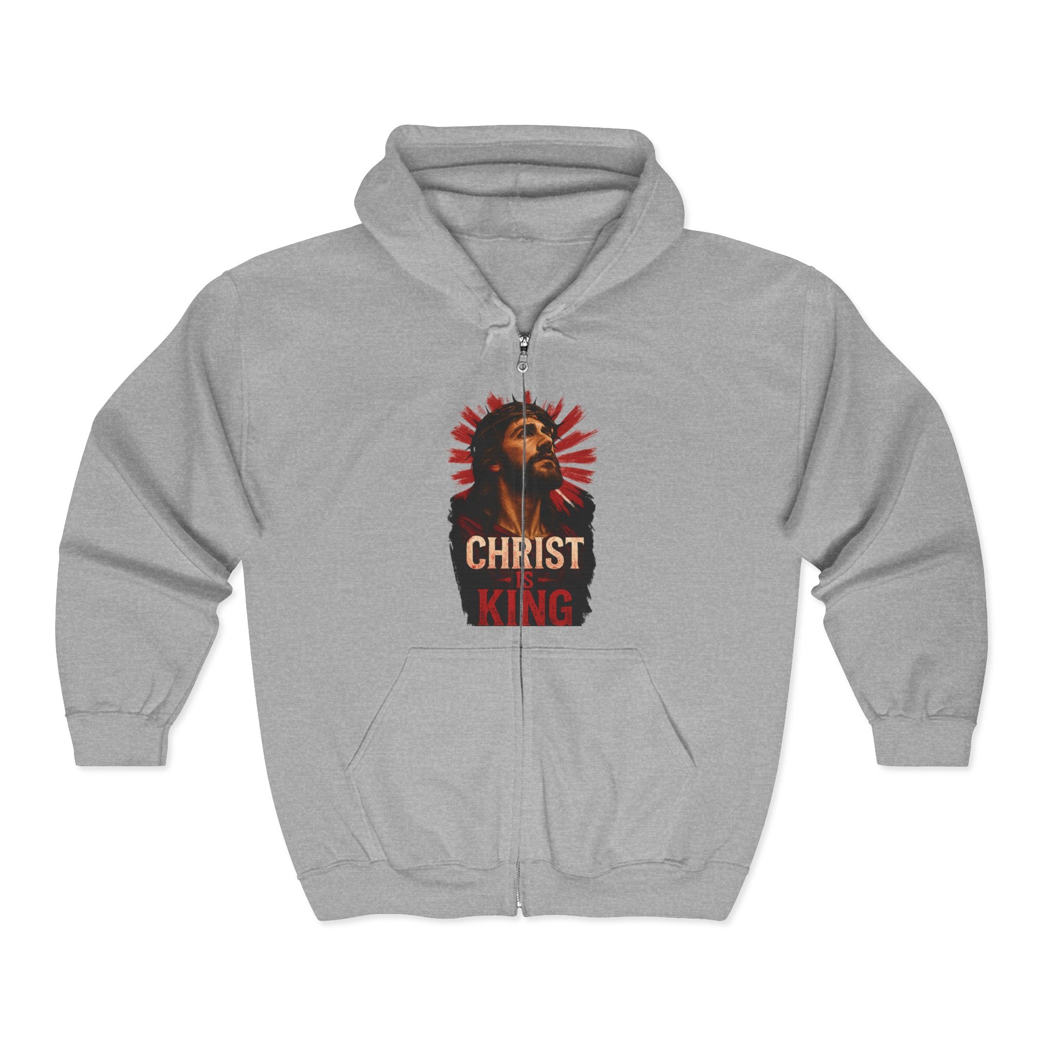 Christ is King Unisex Hooded Sweatshirt, Christ is King Hoodie