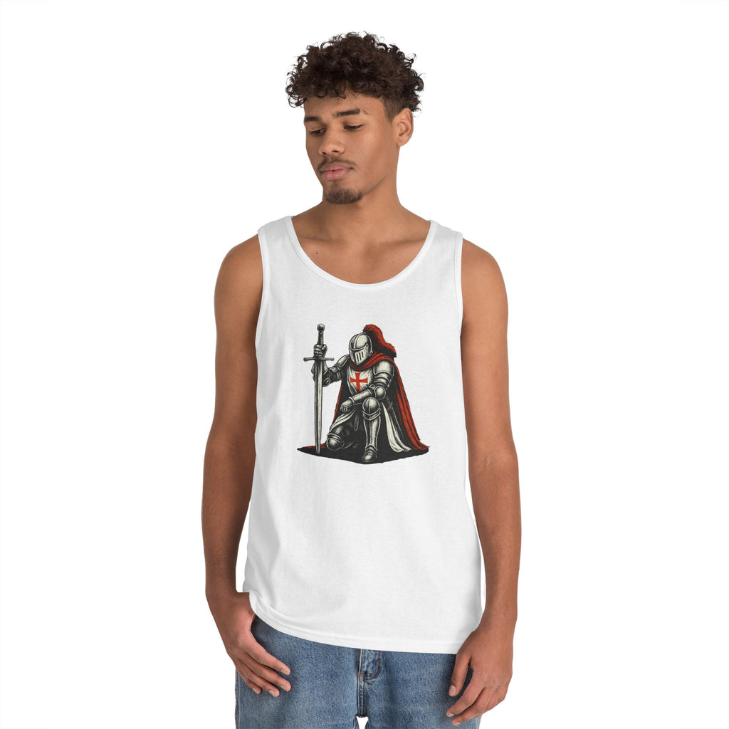 Crusader Knight Unisex Heavy Cotton Tank Top