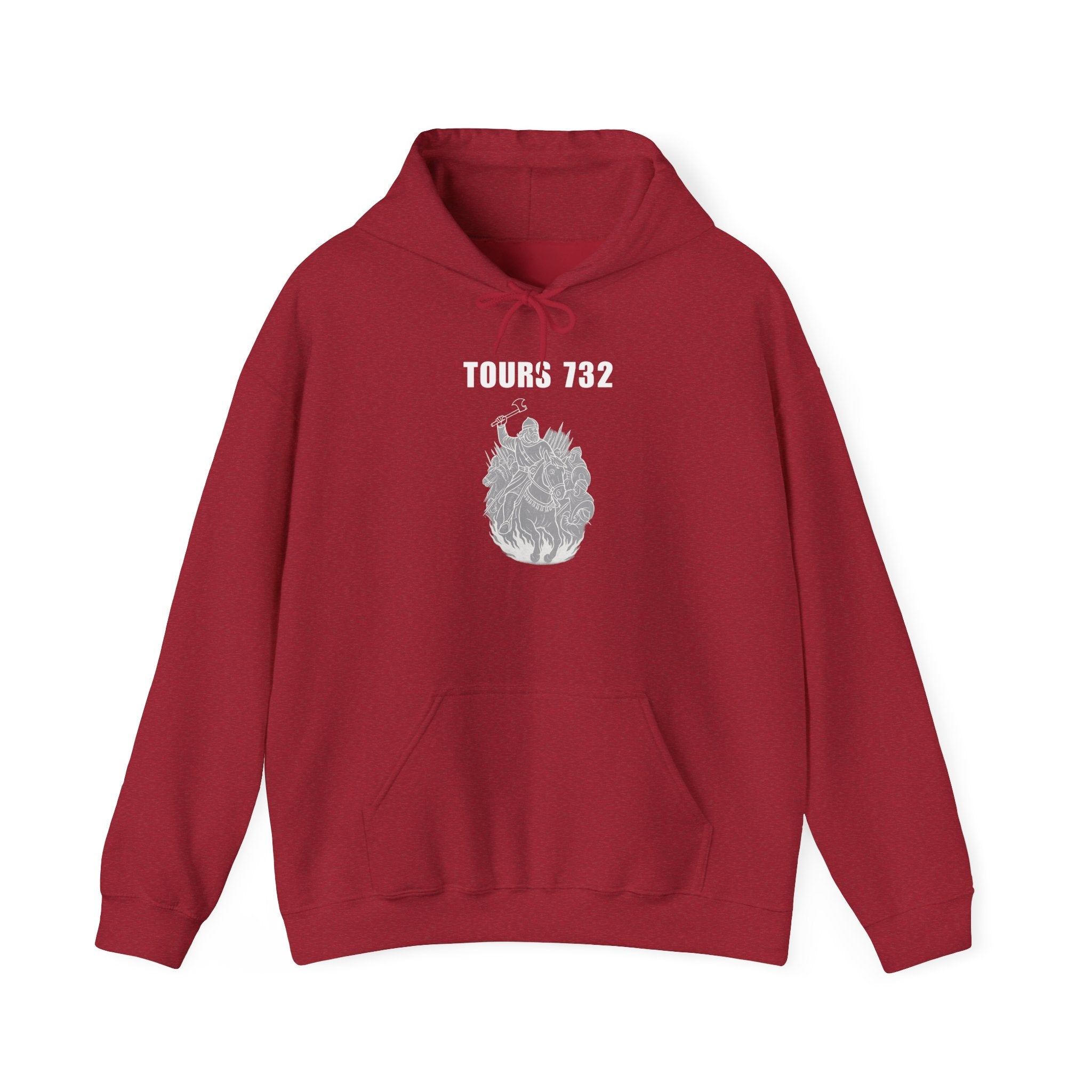 Battle of Tours 732 AD Charles "The Hammer" Martel Pull Over Hoodie Sweatshirt