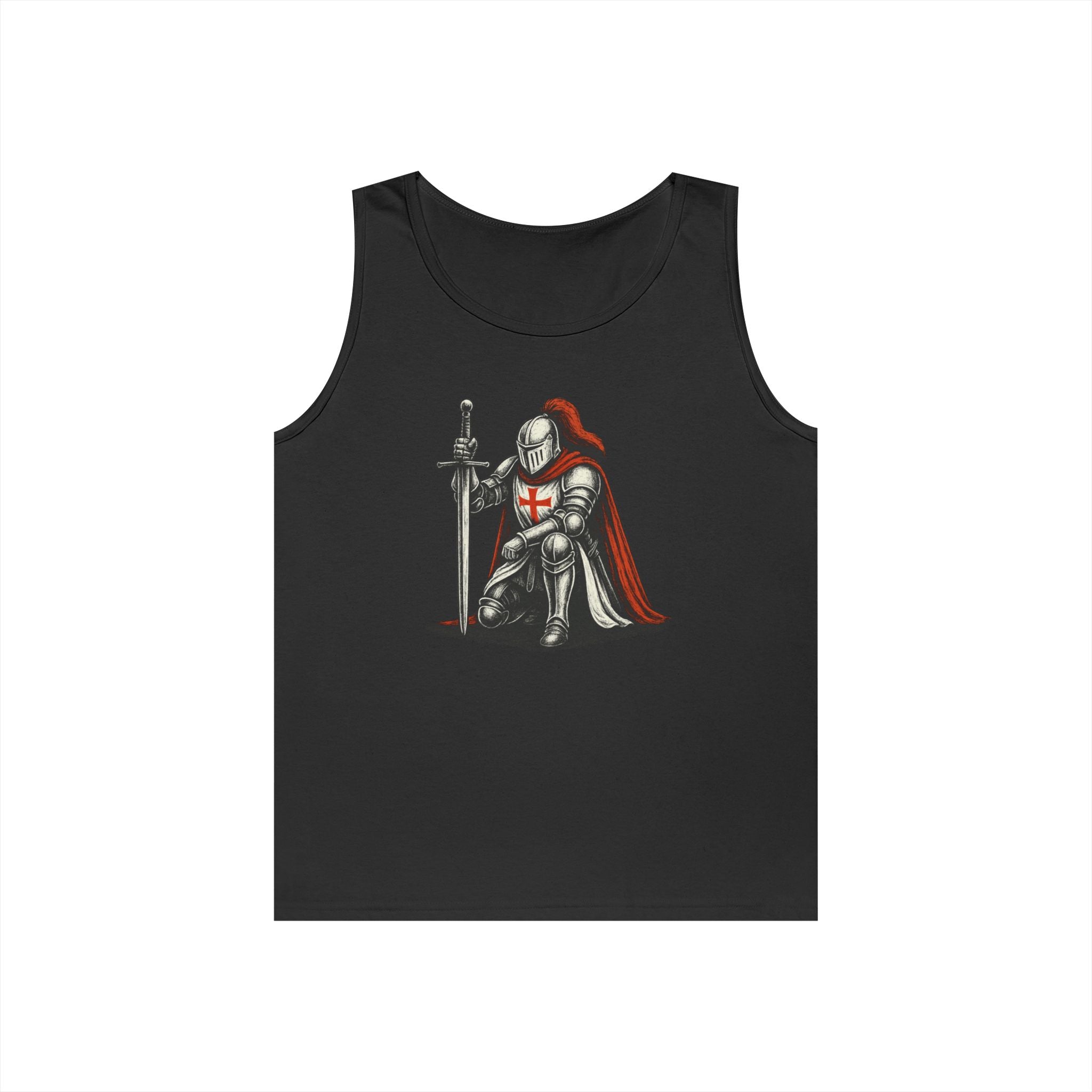Crusader Knight Unisex Heavy Cotton Tank Top