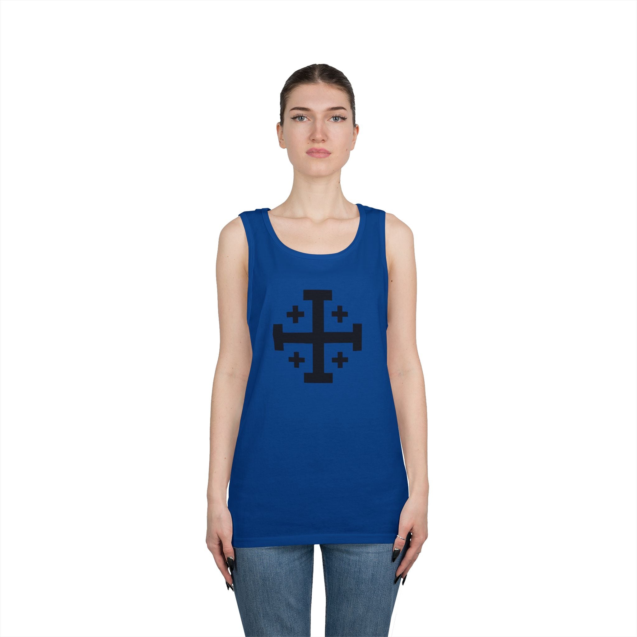 Cross of Jerusalem Unisex Graphic Tank Top