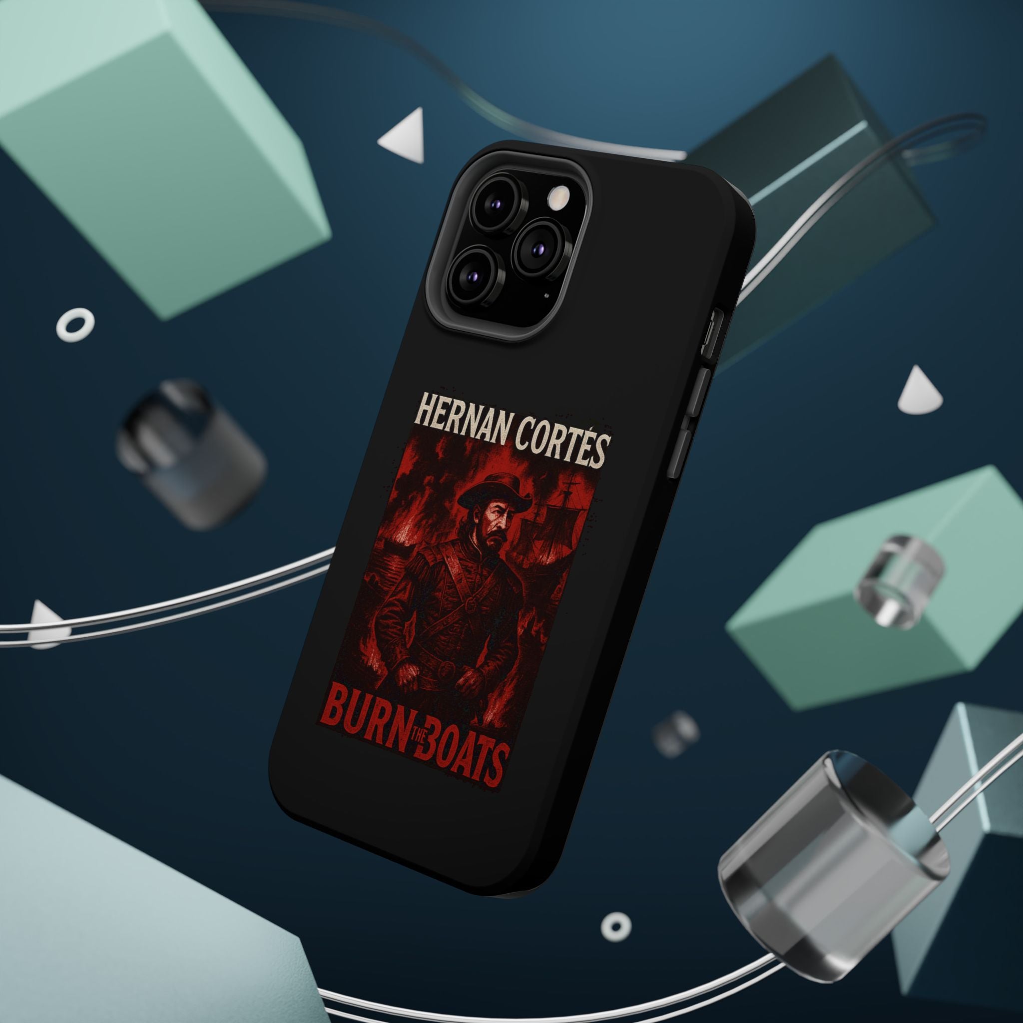 Hernan Cortes Impact-Resistant Magnetic Phone Case