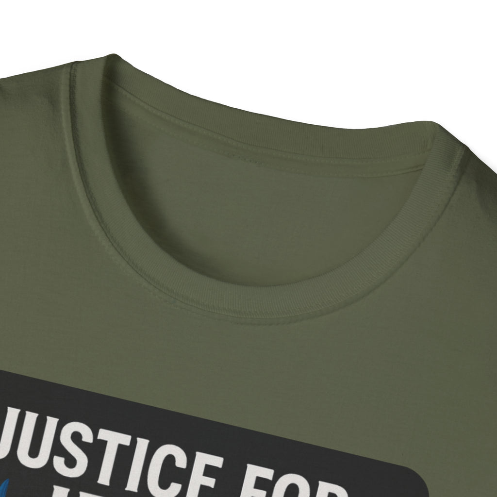 Justice for Iryna Unisex Softstyle T-Shirt, Protest T-Shirt, Statement Apparel