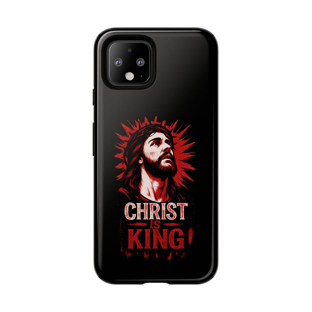 Christ is King Phone Case, Tough Phone Cover for Christian Faith