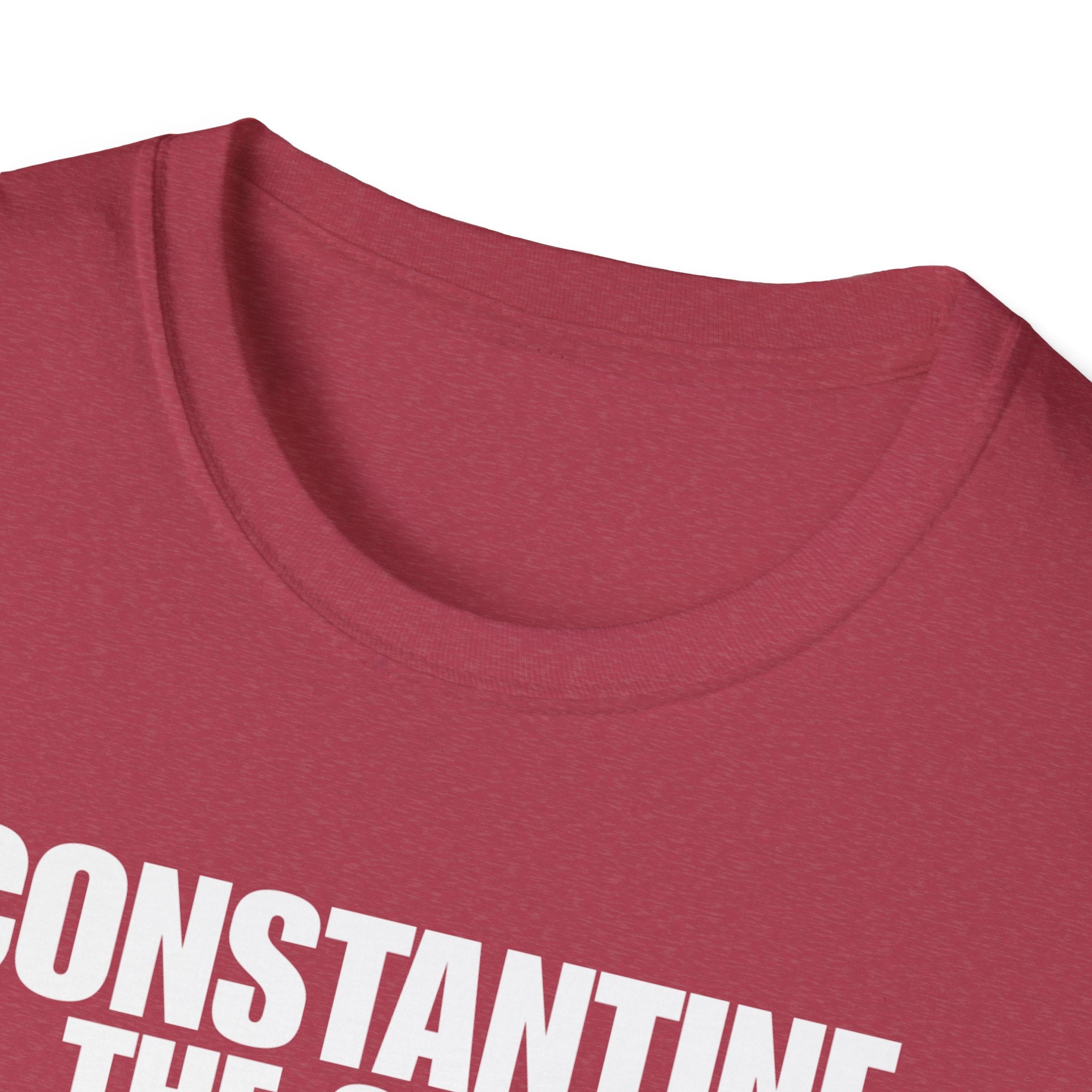 Constantine the Great White Design Unisex Softstyle T-Shirt