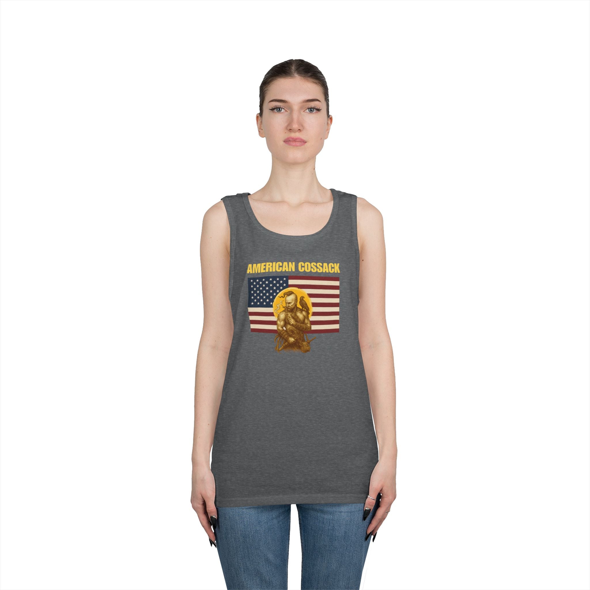 American Cossack Heavy Cotton Tank Top