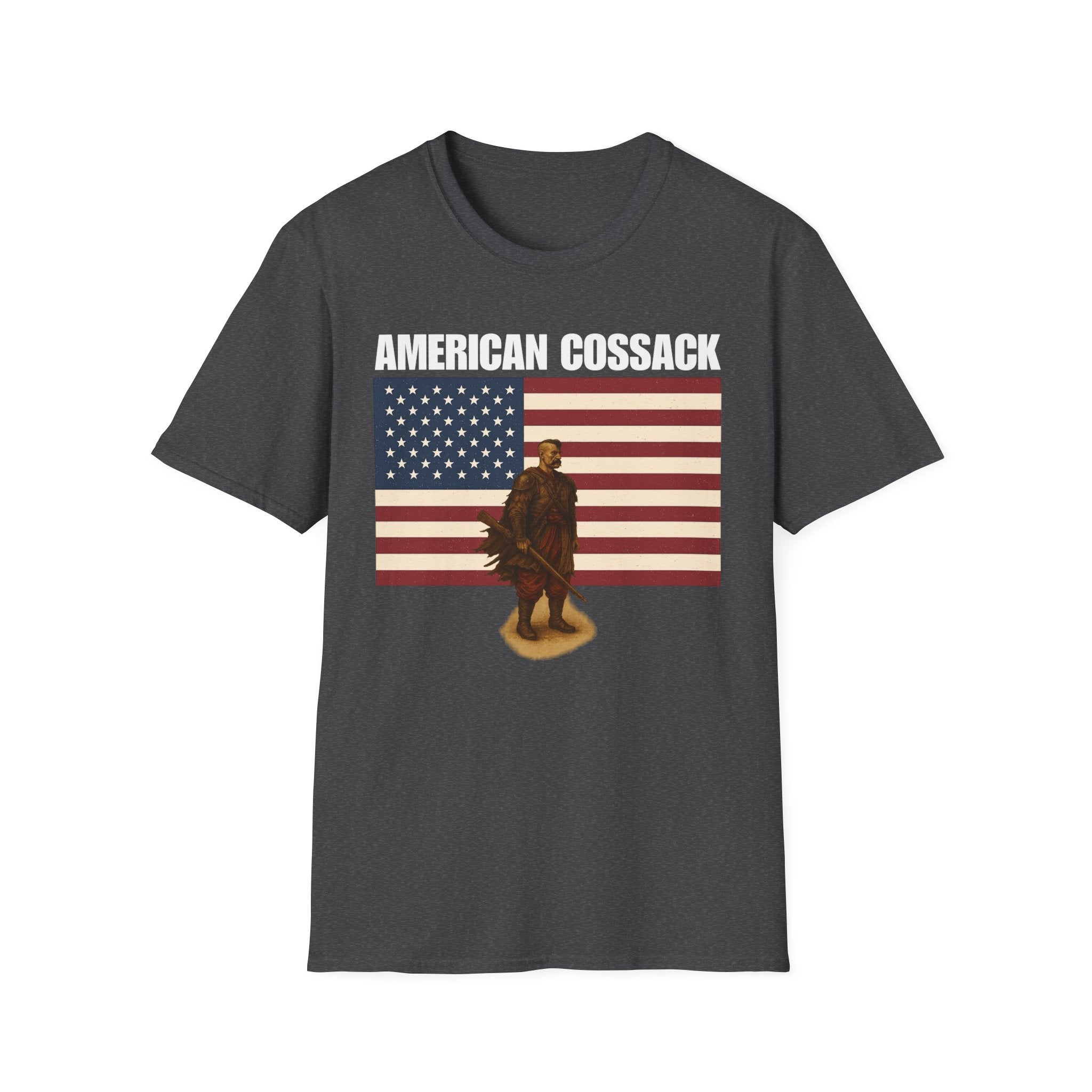 Patriotic American Cossack Softstyle T-Shirt