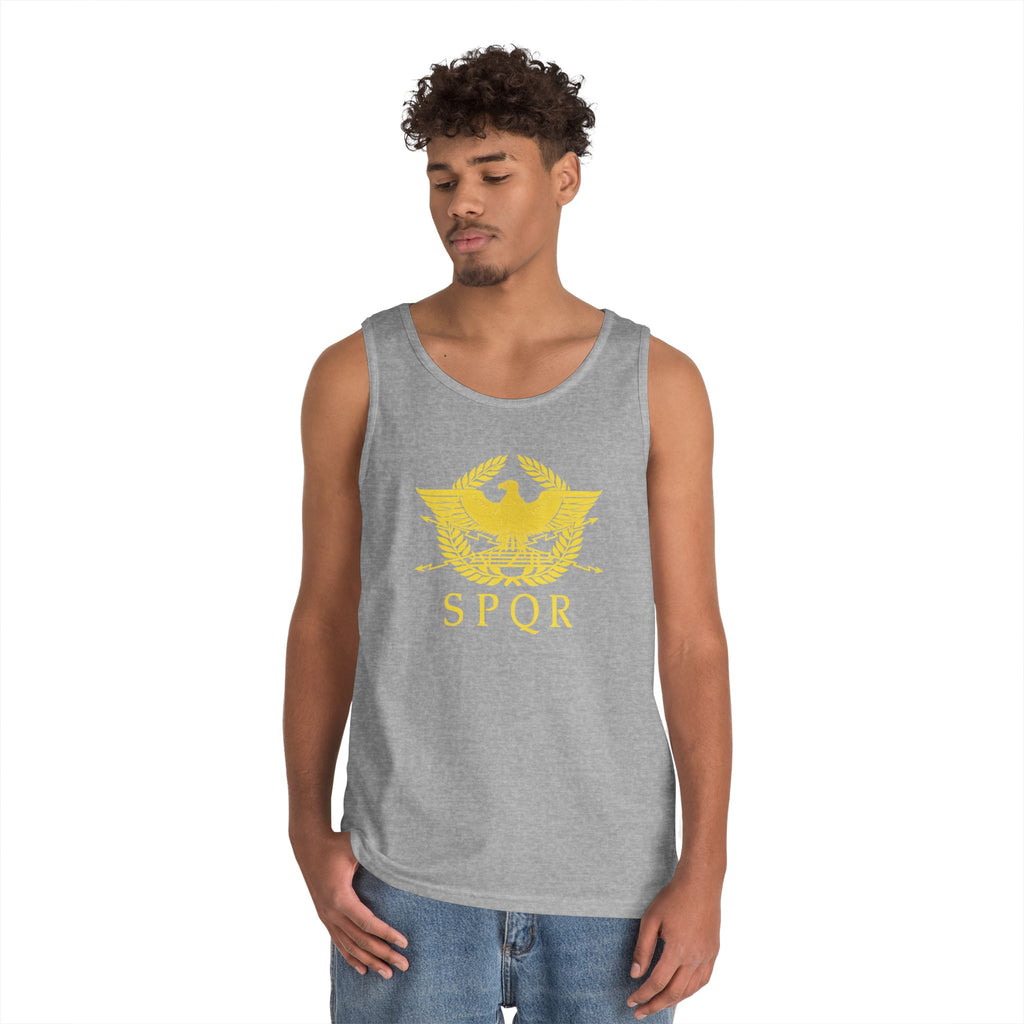 Roman Eagle SPQR Unisex Heavy Cotton Tank Top