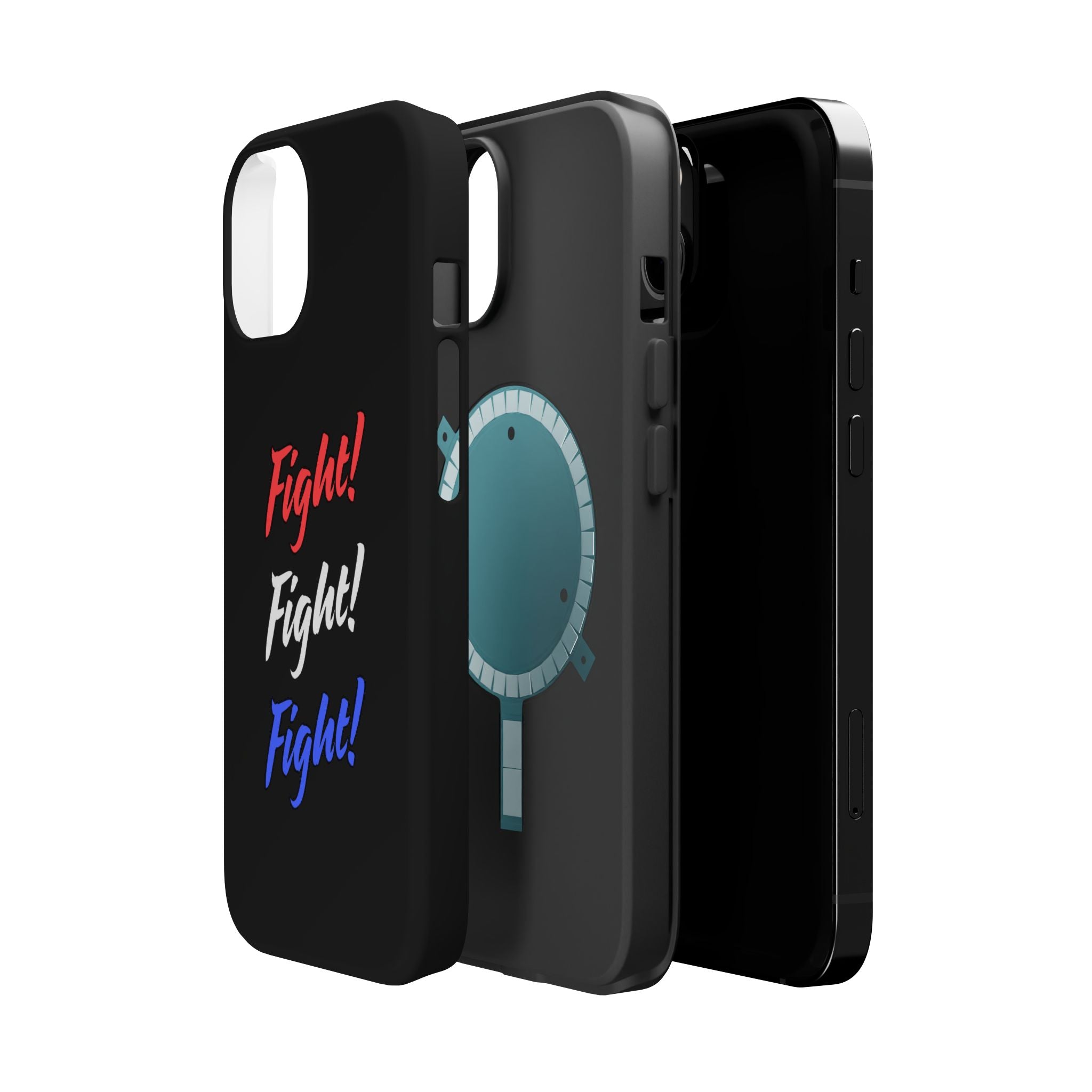 Magnetic Phone Cases, Motivational Phone Cover, Fight! Fight! Fight! Case, Personalized Phone Accessory, Unique Gift for Fighters