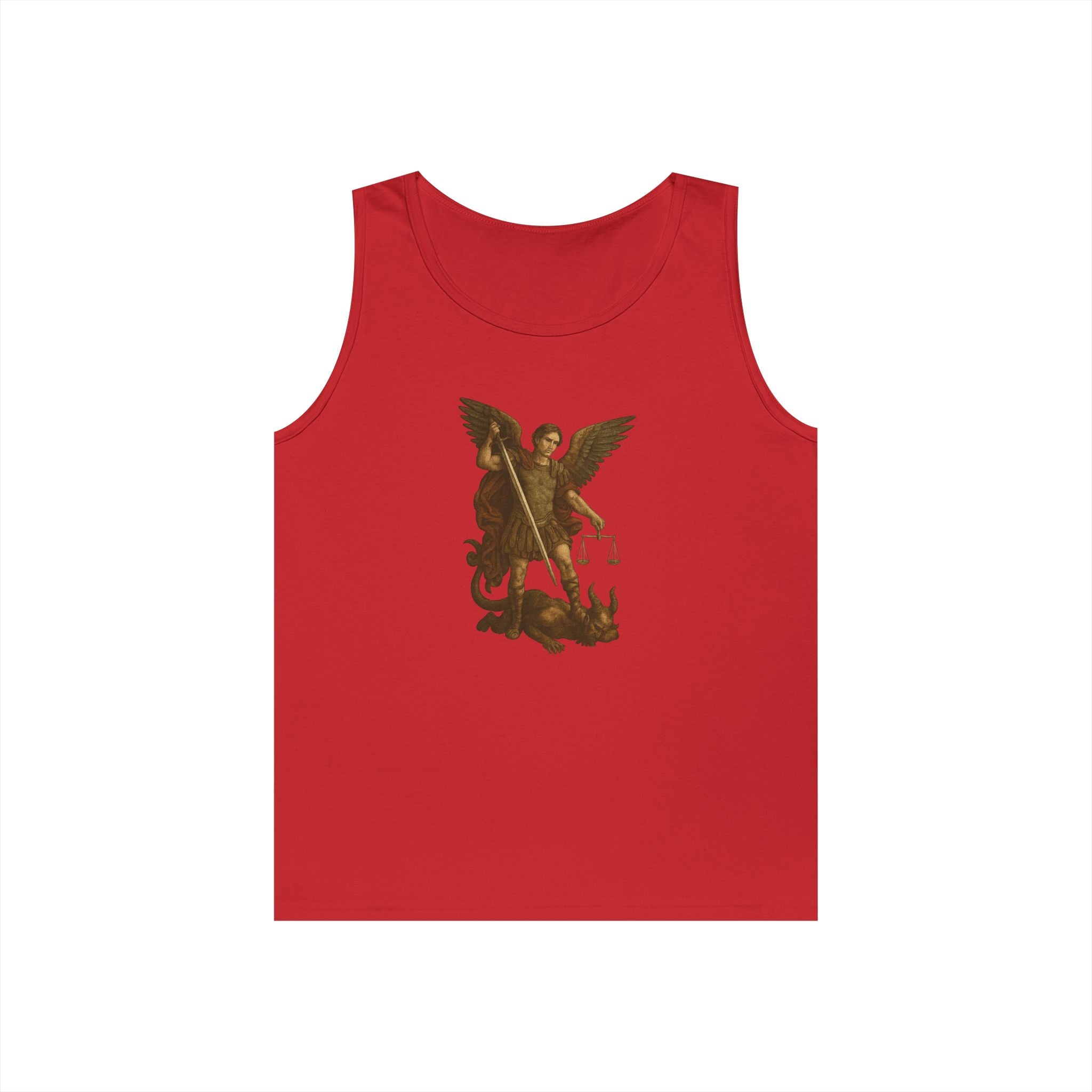 Michael The Arch Angel (No Text) Heavy Cotton Tank Top