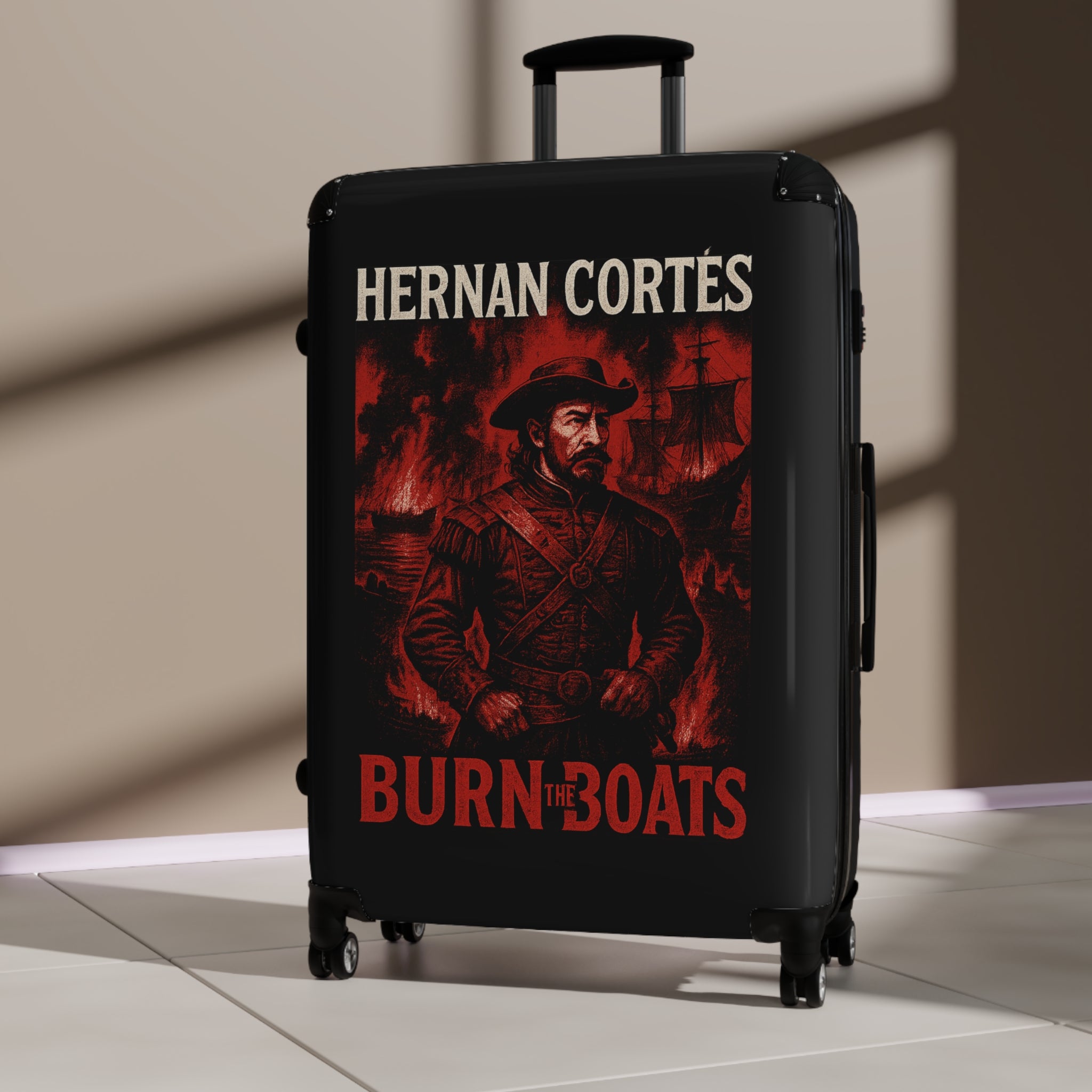 Hernan Cortes Suitcase - Travel Luggage for Adventurers
