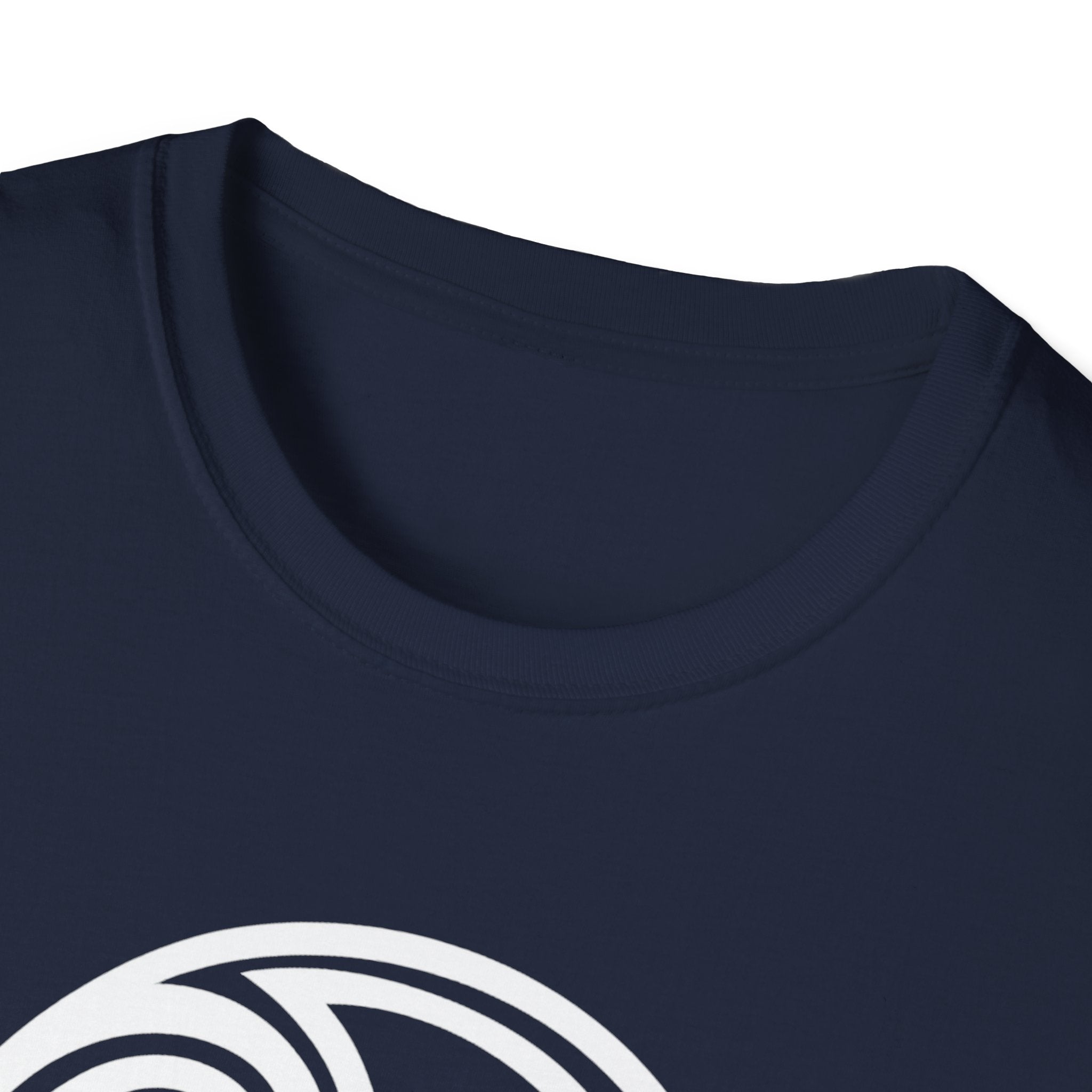 Triskele Trinity Symbol White Design Softstyle T-Shirt