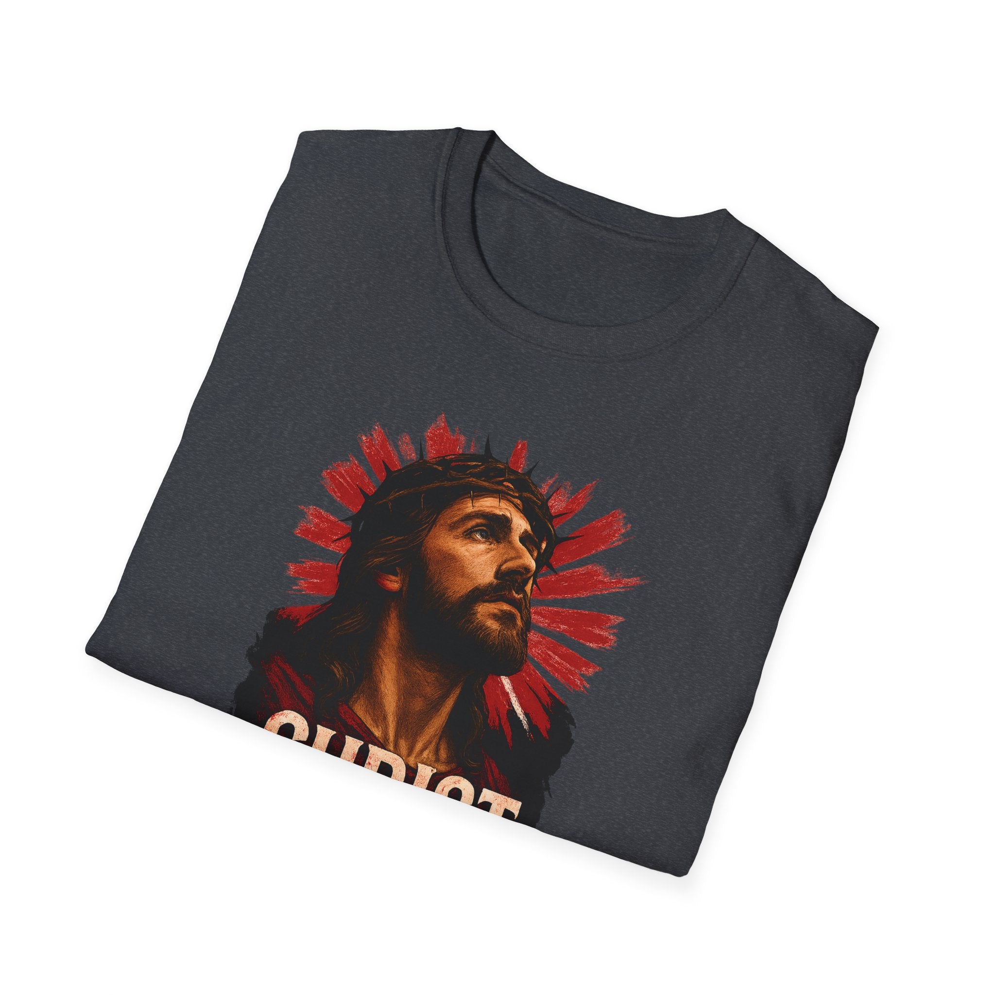 Christ is King Unisex Softstyle T-Shirt Alt Design