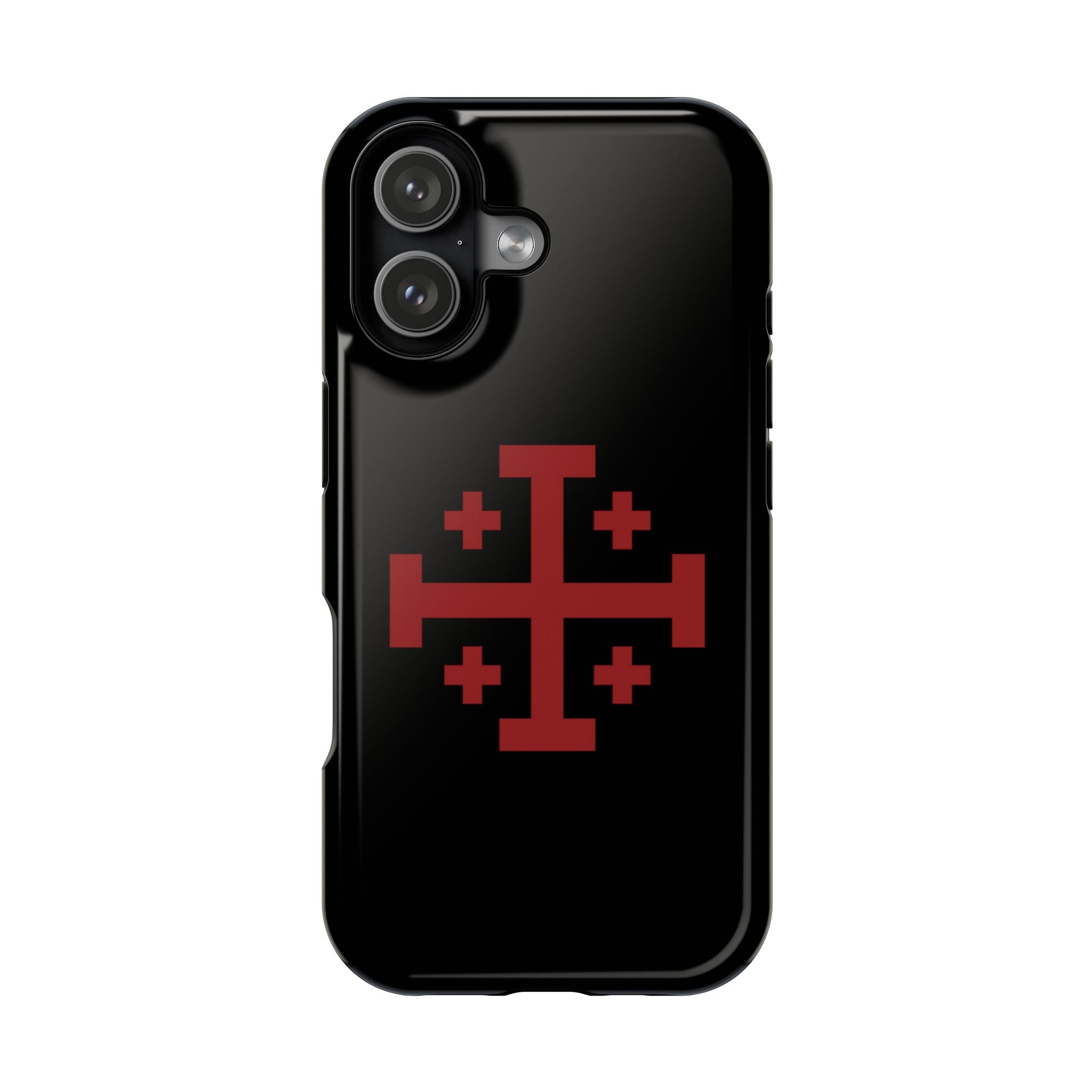 Cross Of Jerusalem Red Design Magnetic Impact-Resistant Cases