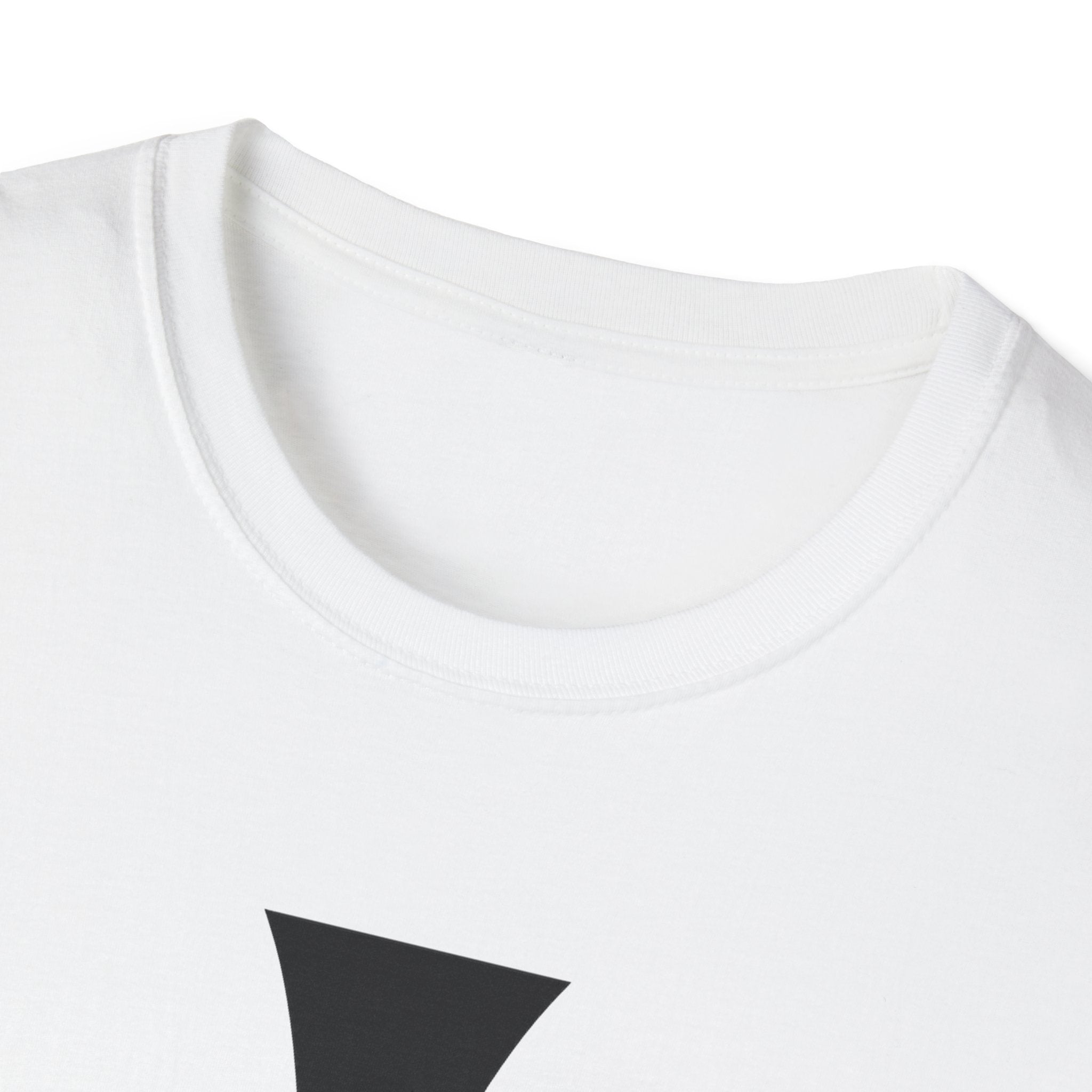 Teutonic Cross Black Design Softstyle Cotton T-Shirt