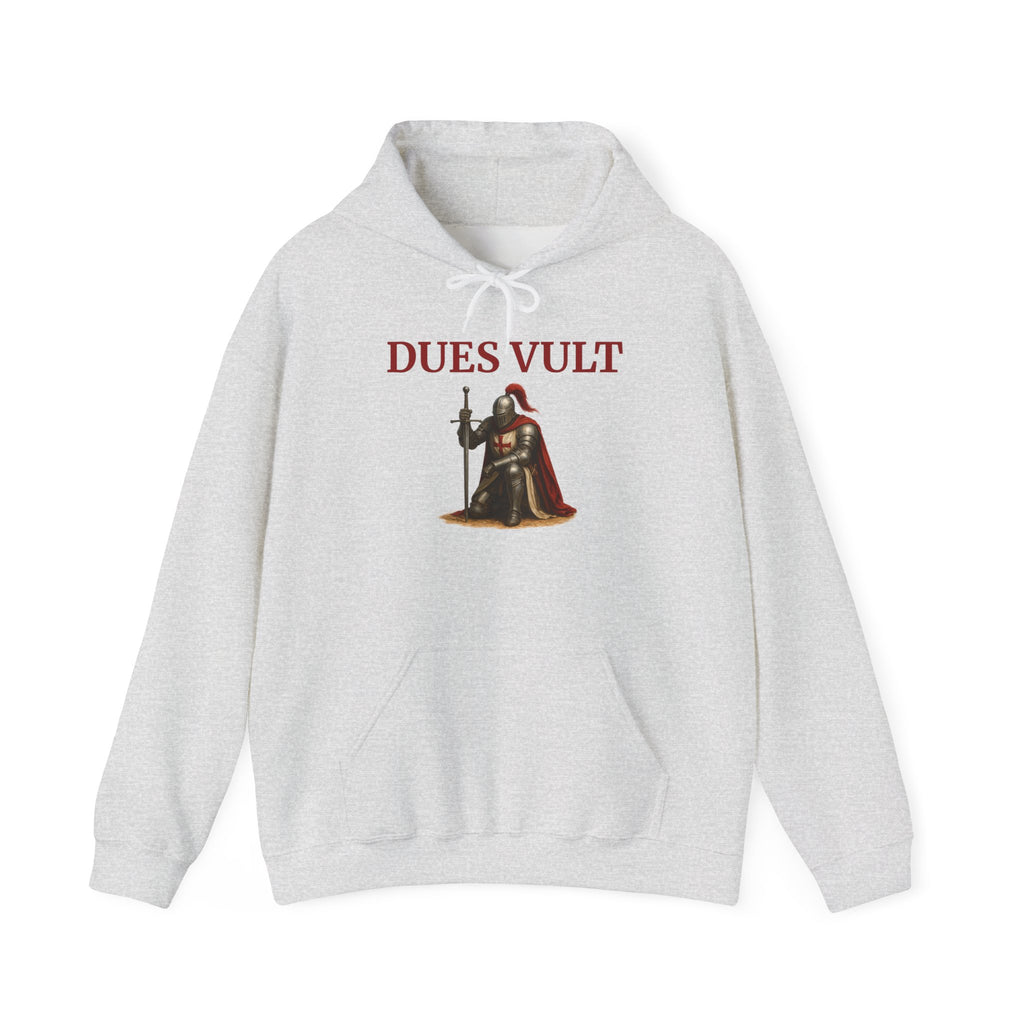 Medieval Knight Crusader Dues Vult Hoodie
