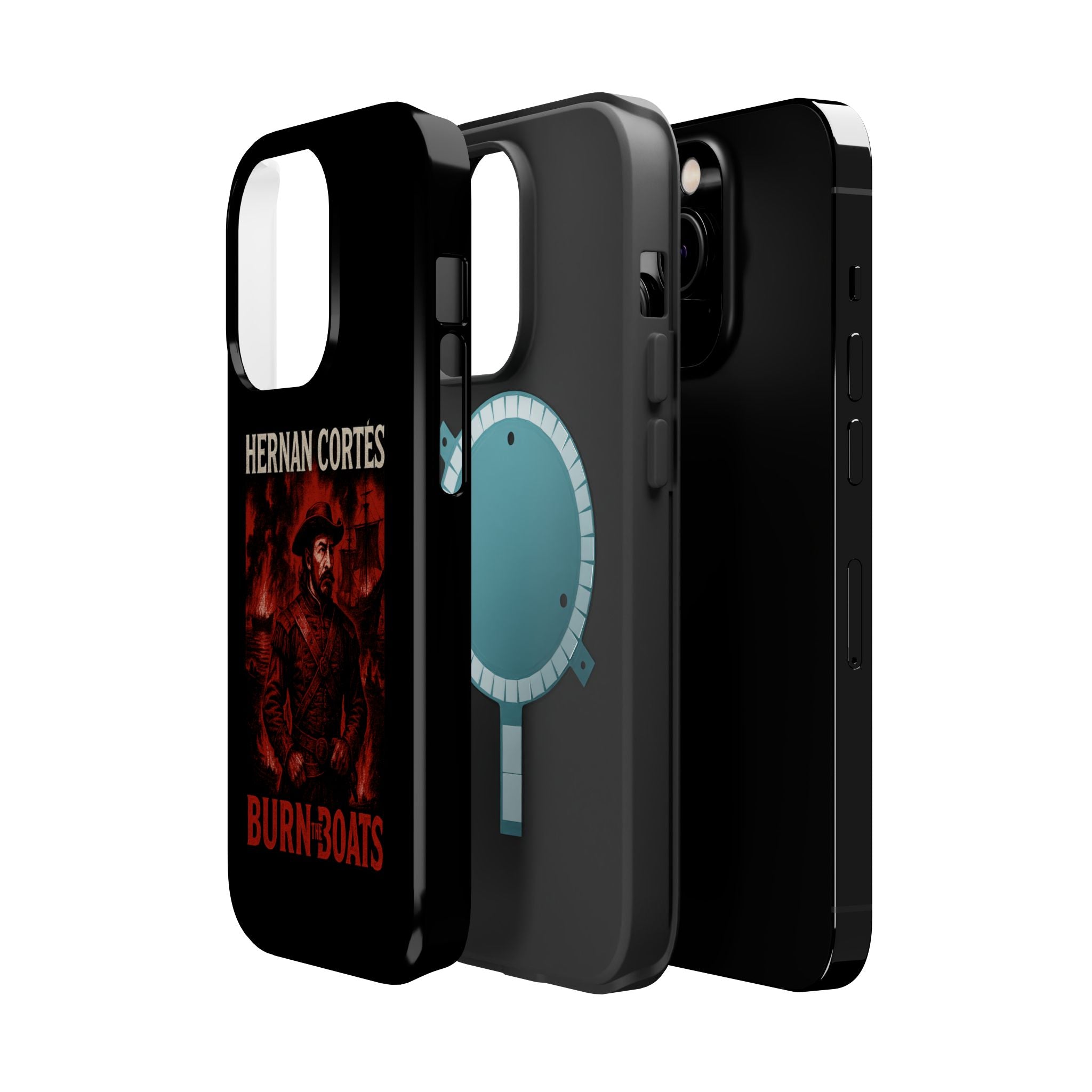 Hernan Cortes Impact-Resistant Magnetic Phone Case