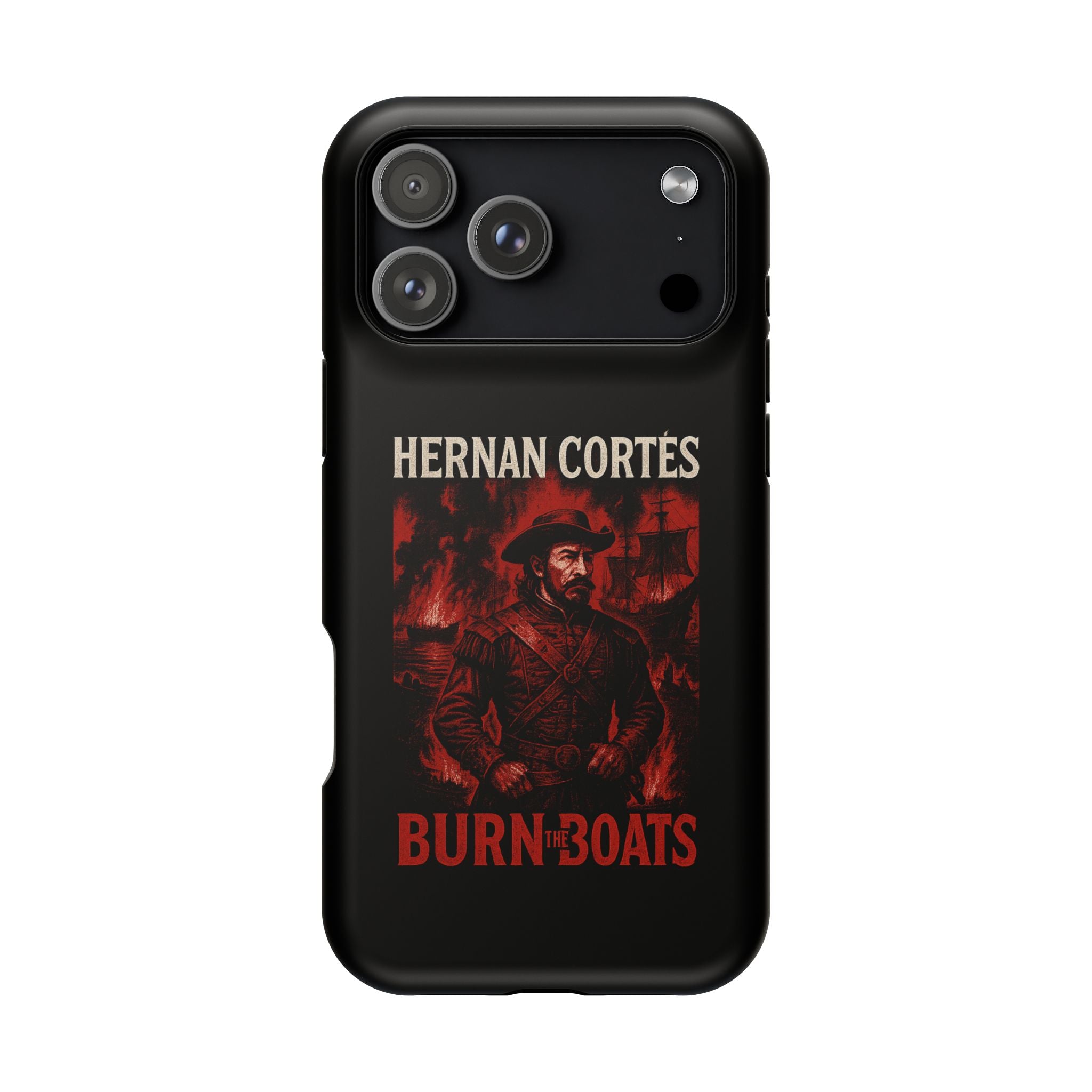 Hernan Cortes Impact-Resistant Magnetic Phone Case