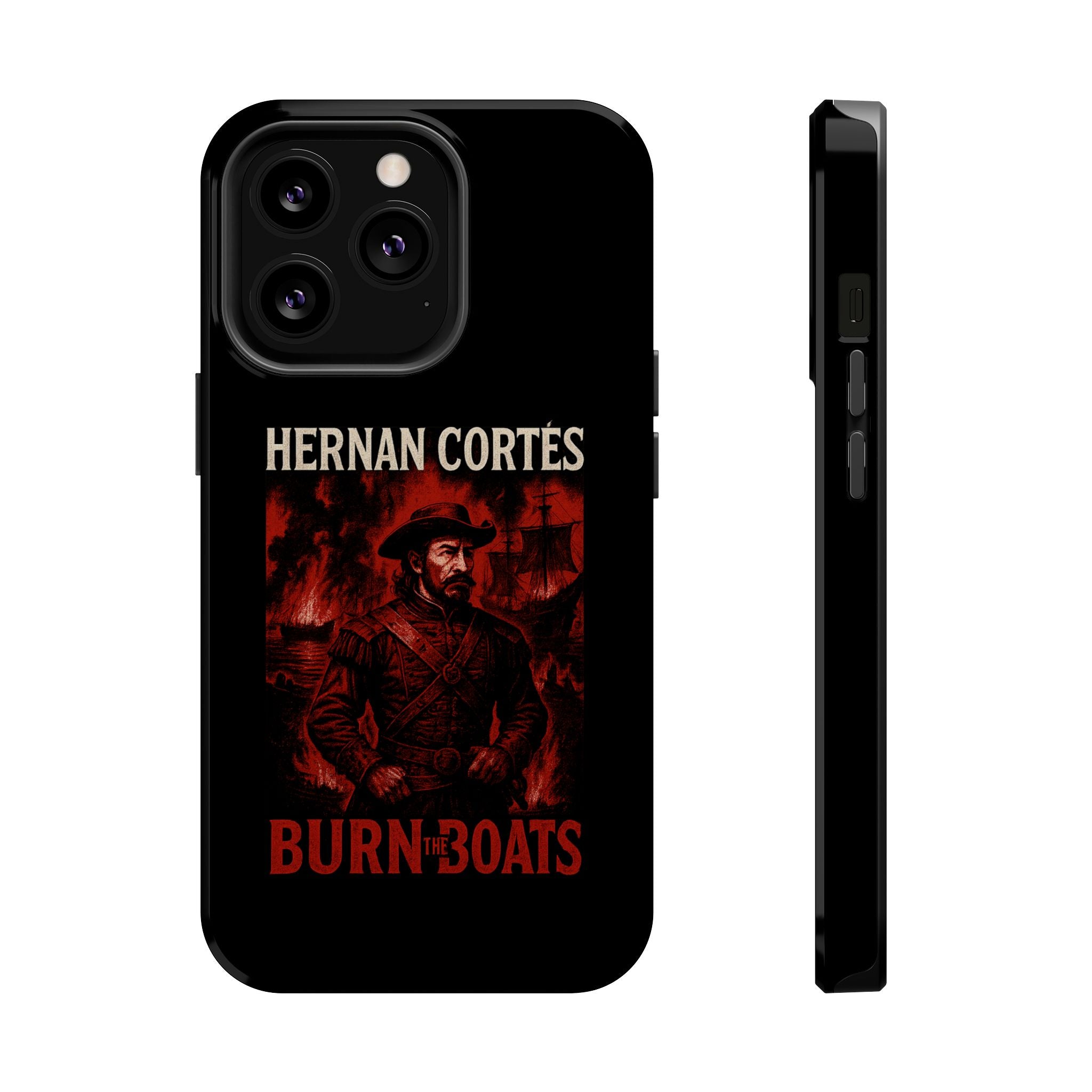 Hernan Cortes Impact-Resistant Magnetic Phone Case