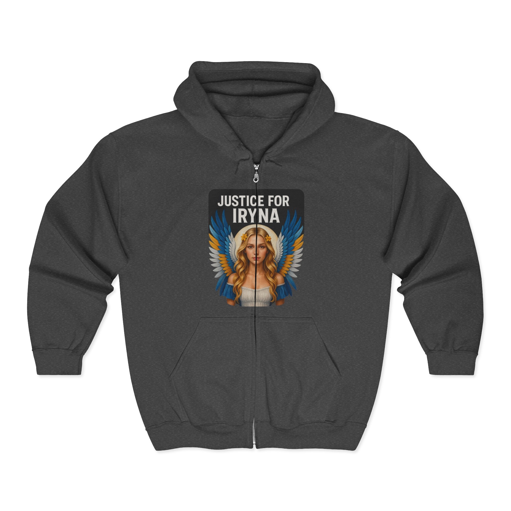 Justice for Iryna Zip Hoodie, Justice for Iryna Sweatshirt