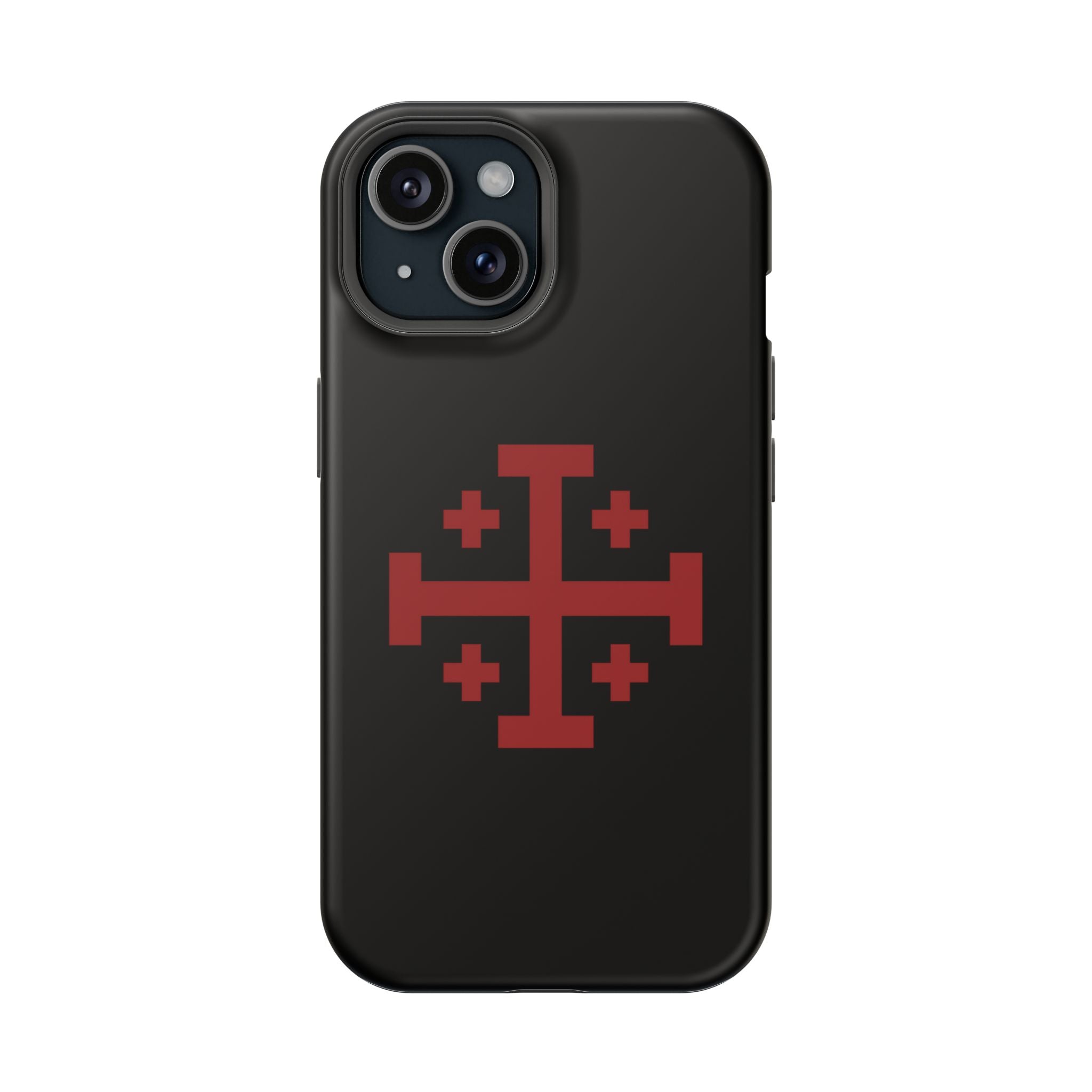 Cross Of Jerusalem Red Design Magnetic Impact-Resistant Cases
