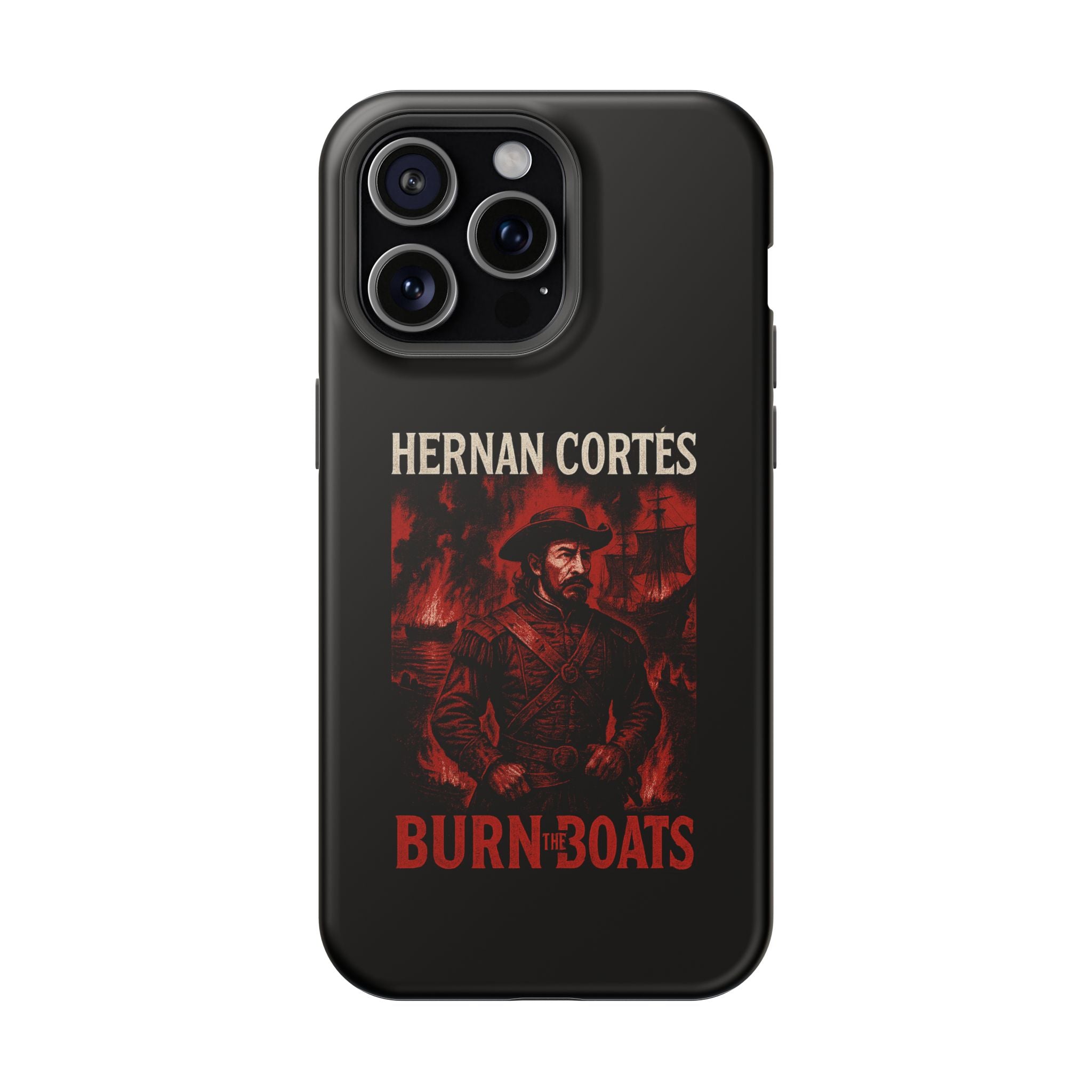 Hernan Cortes Impact-Resistant Magnetic Phone Case