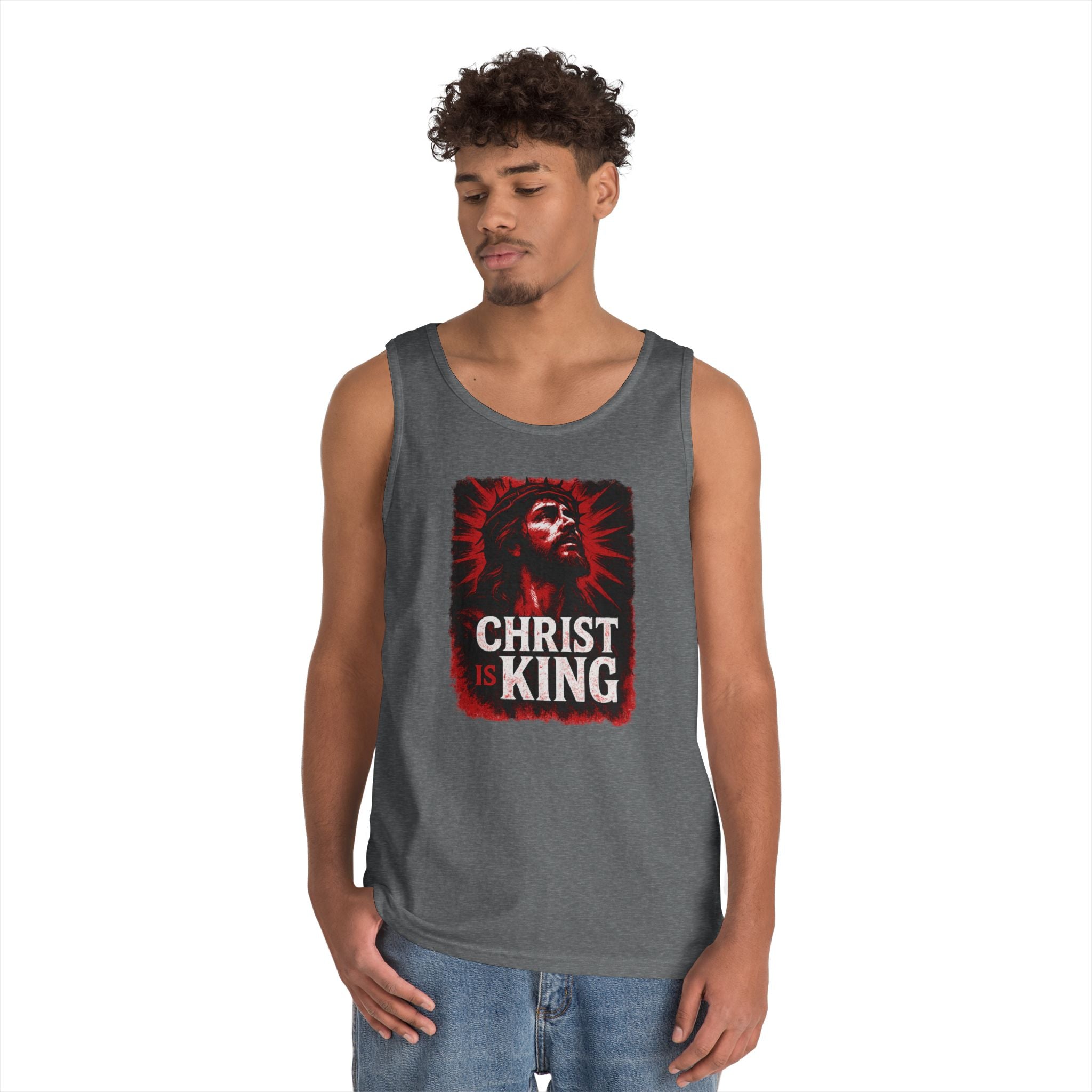 Christ is King Tank Top Alt Design