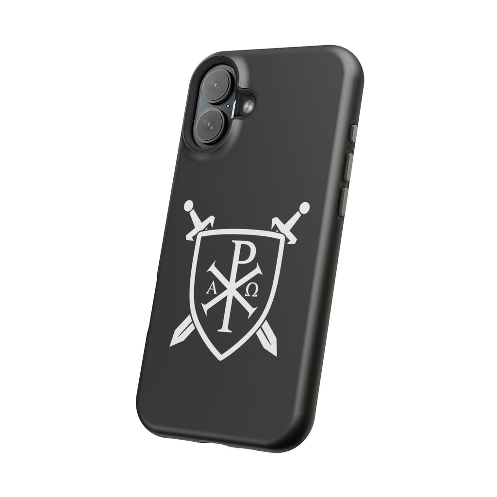 Swords and Shield Pi Chi Rho Graphic Design Magnetic Impact-Resistant Cases