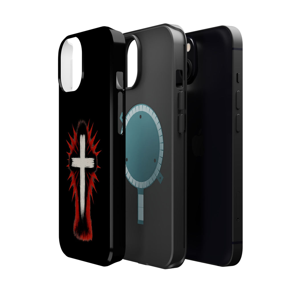 Crucifix Magnetic Impact Resistant Phone Case
