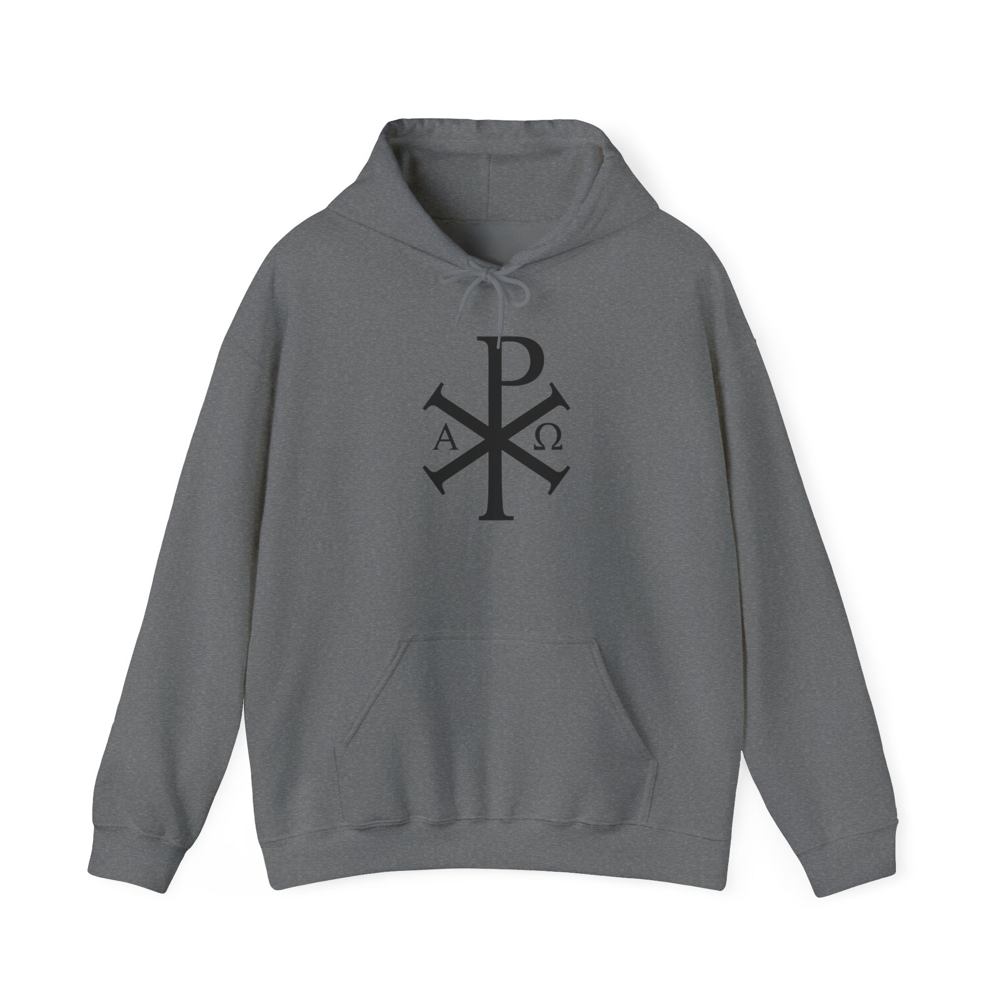 Pi Chi Rho Black Design Graphic Pull Over Hoodie Sweatshirt