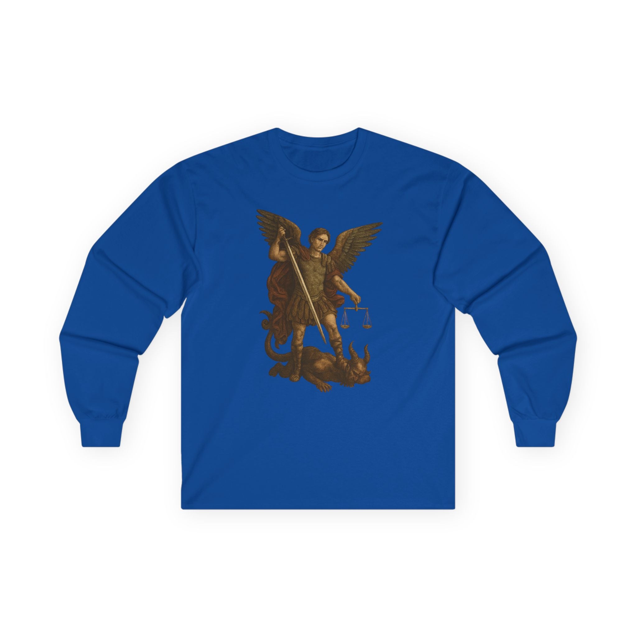 Michael the Archangel Graphic (Image Only) Long Sleeve Tee