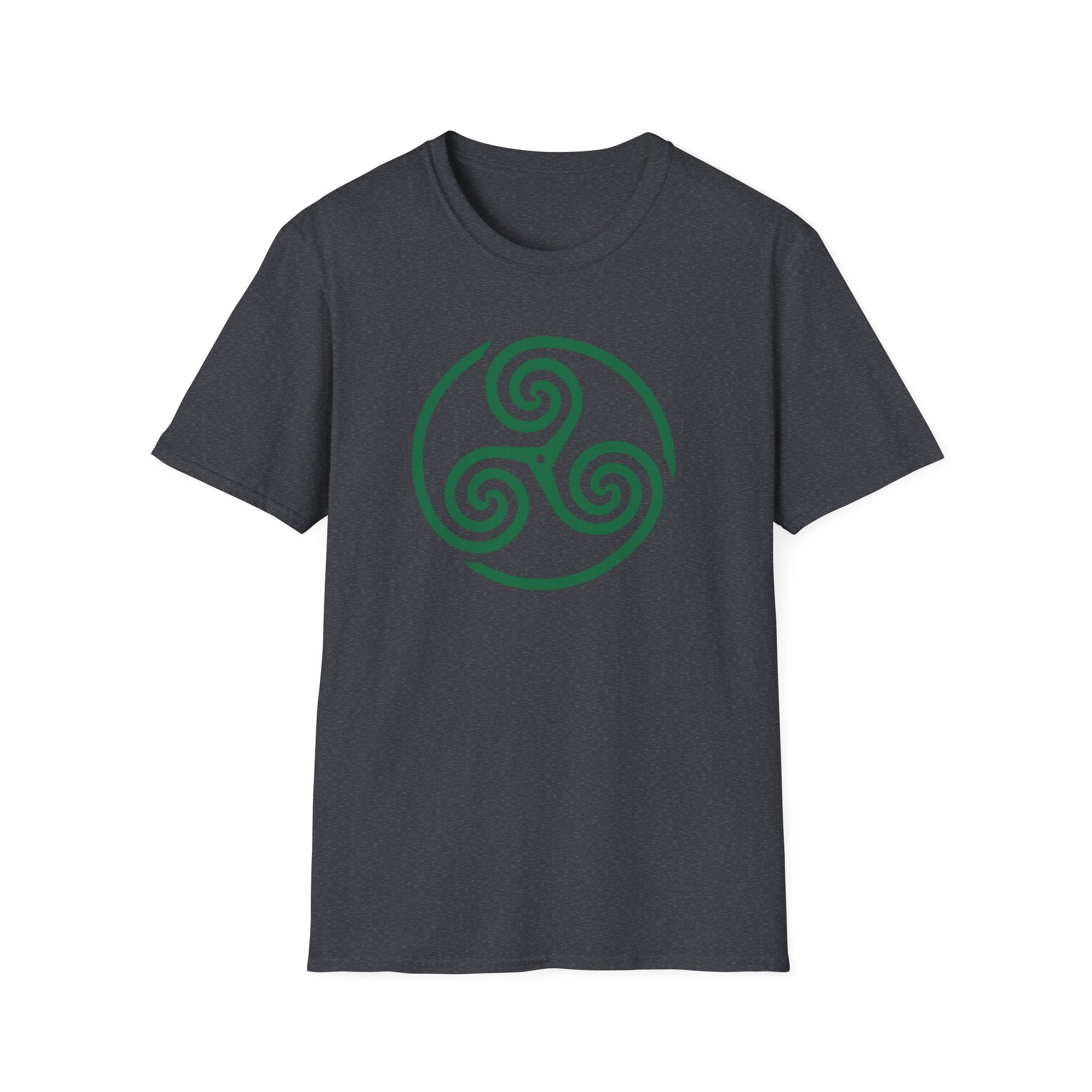Celtic Spiral Triskele Symbol Alt Design White T-Shirt
