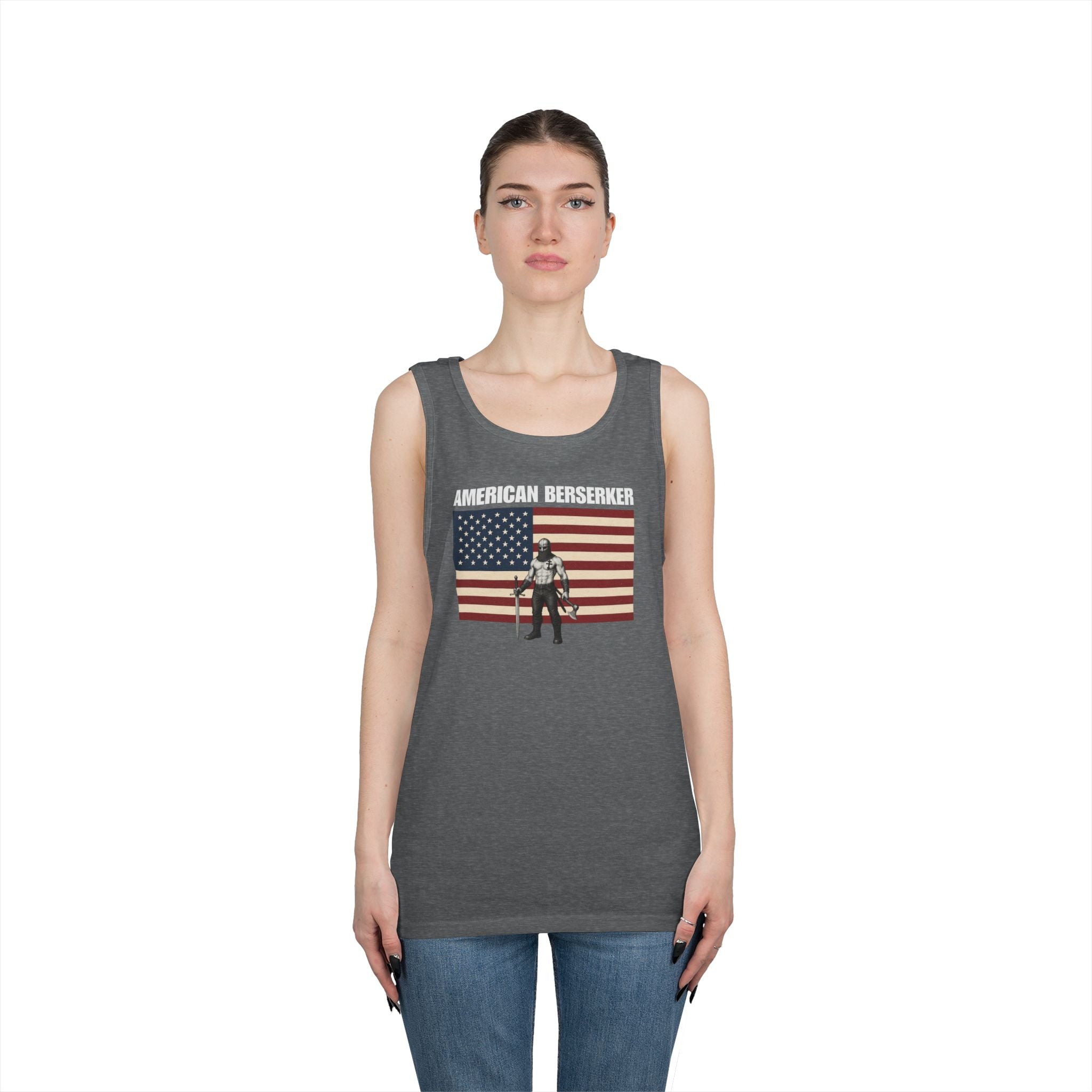 Bold American Berserker Heavy Cotton Tank Top