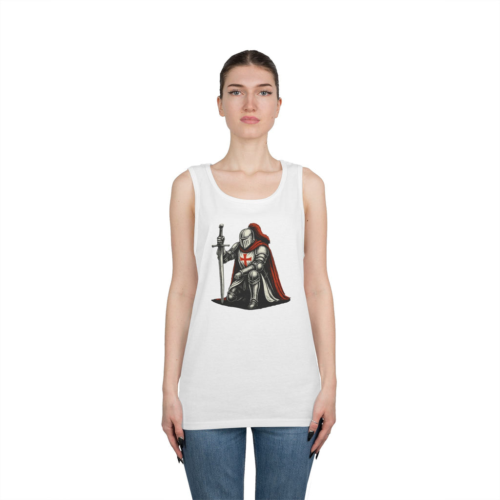 Crusader Knight Unisex Heavy Cotton Tank Top