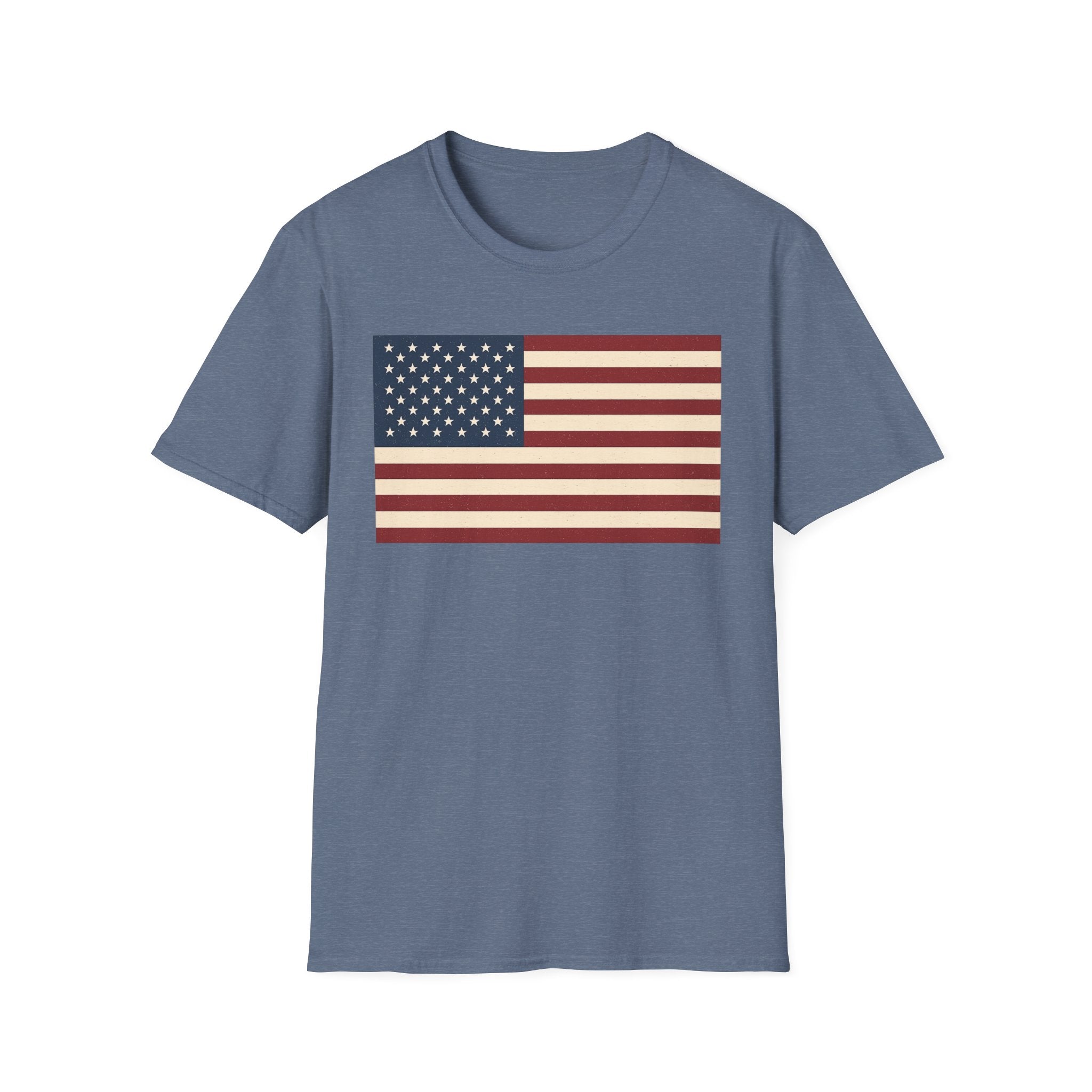 American Flag Softstyle Cotton Shirt T-Shirt