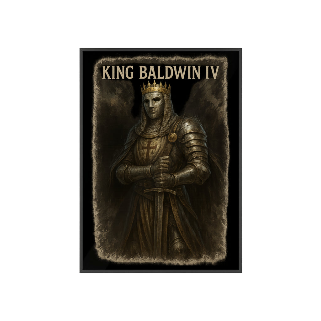 Medieval King Baldwin IV Framed Poster