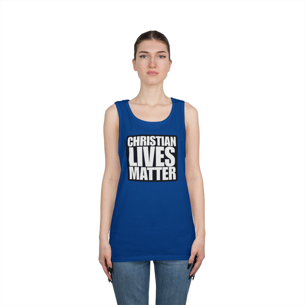 Christian Lives Matter Alt Design Heavy Cotton Tank Top