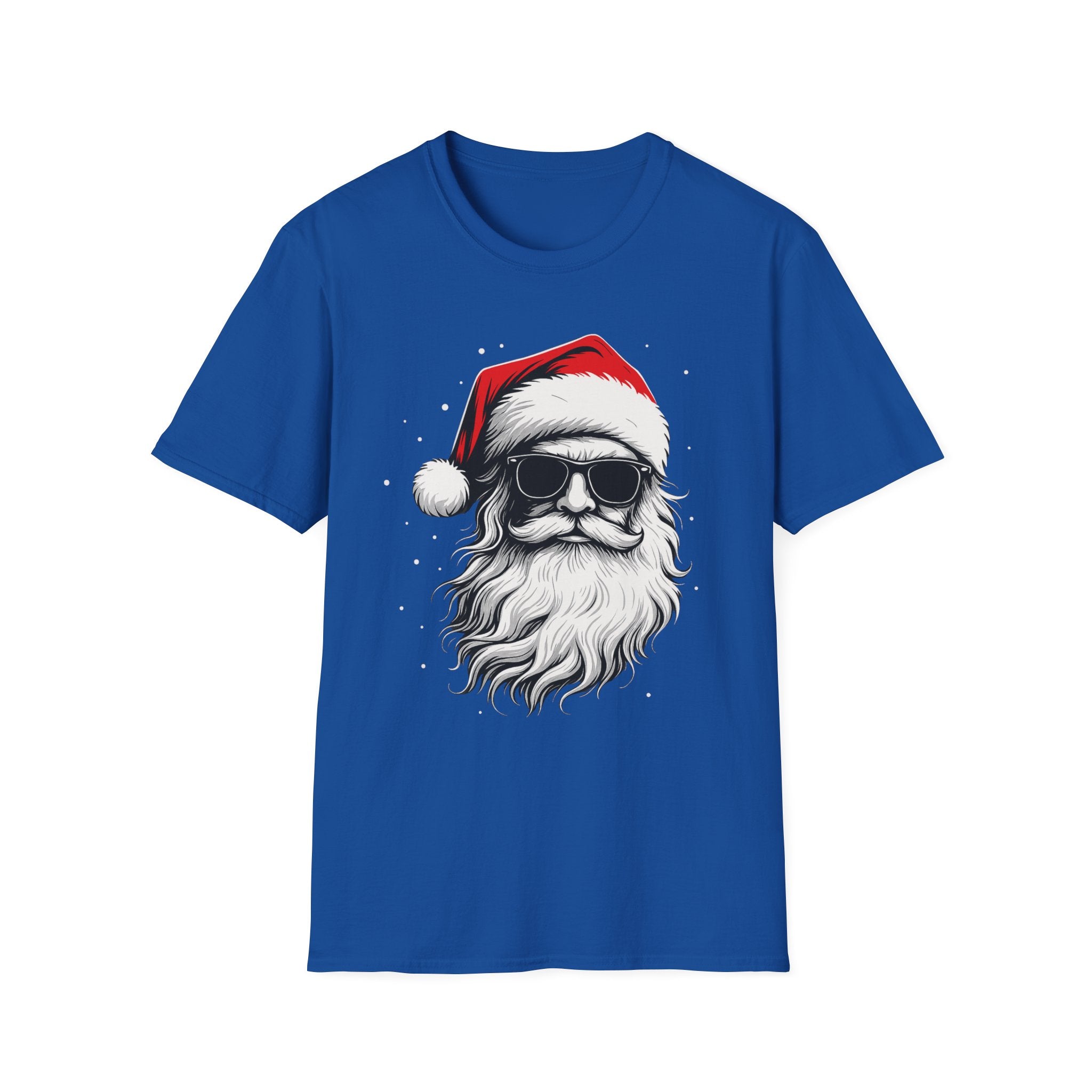 Santa with Sunglasses T-Shirt | Funny Christmas Tee | Cool Holiday Shirt