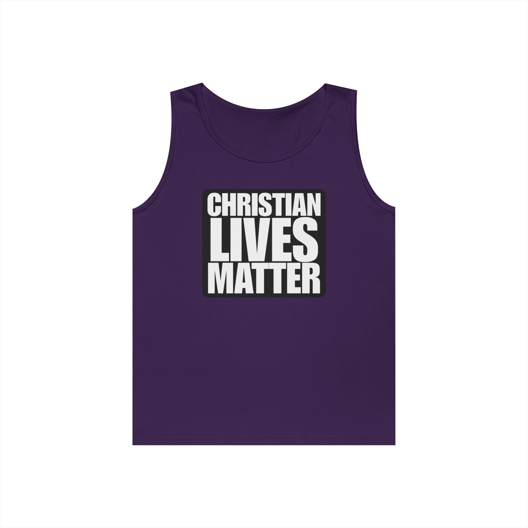 Christian Lives Matter Alt Design Heavy Cotton Tank Top