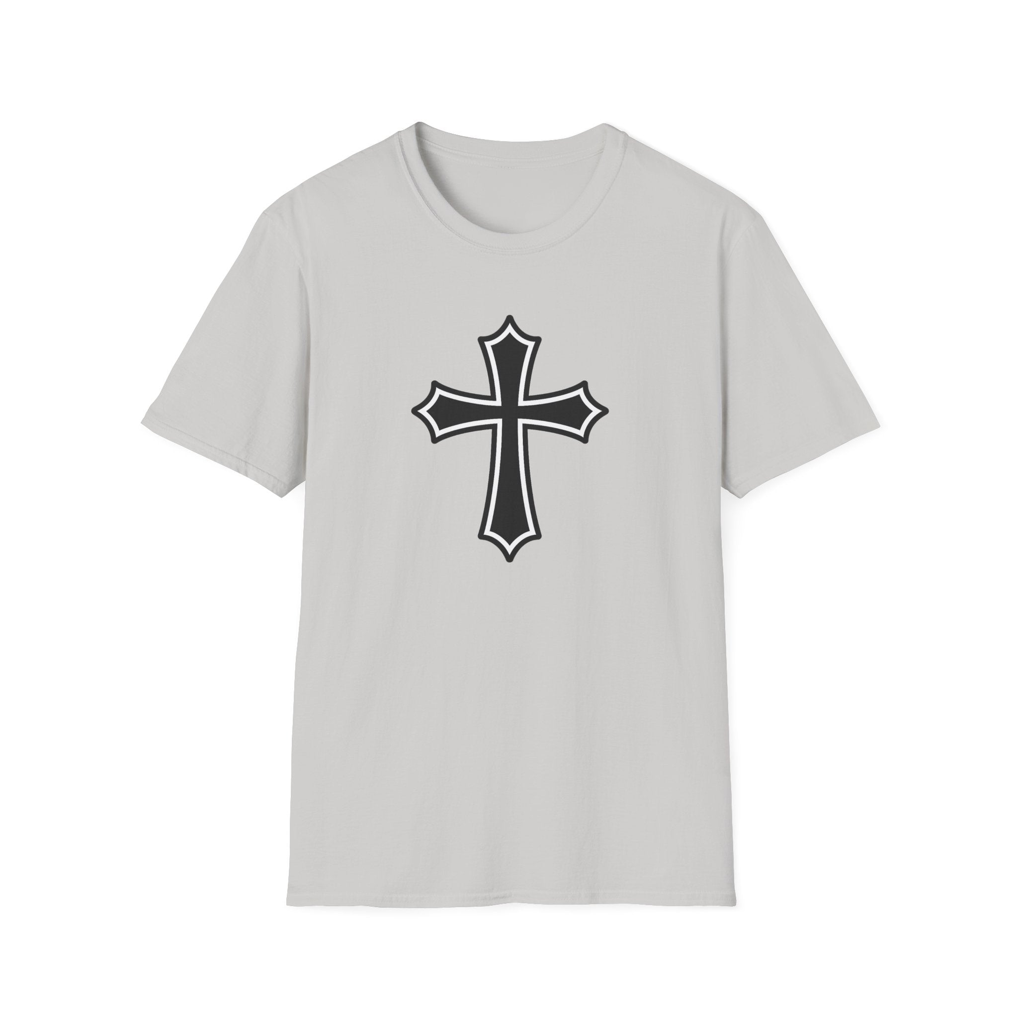 Medieval Style Cross Softstyle T-Shirt