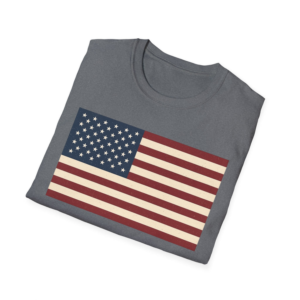American Flag Softstyle Cotton Shirt T-Shirt