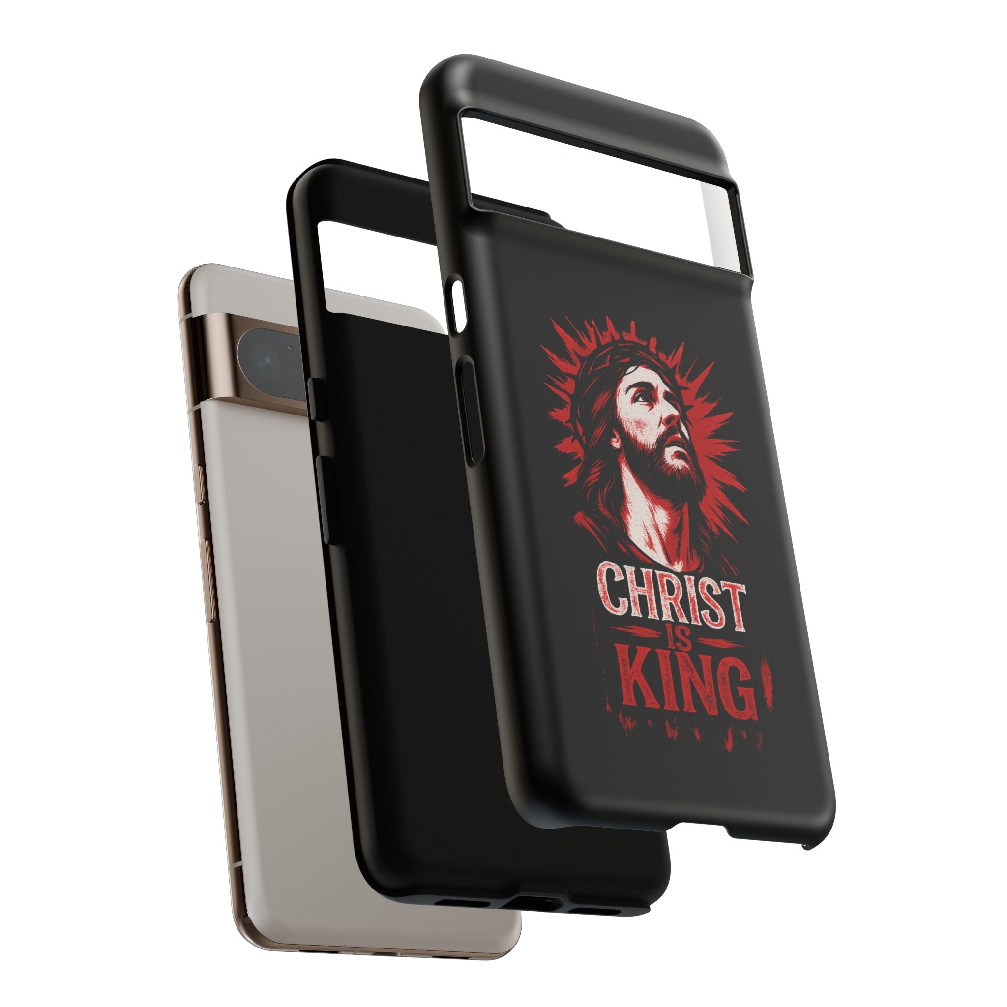 Christ is King Phone Case, Tough Phone Cover for Christian Faith