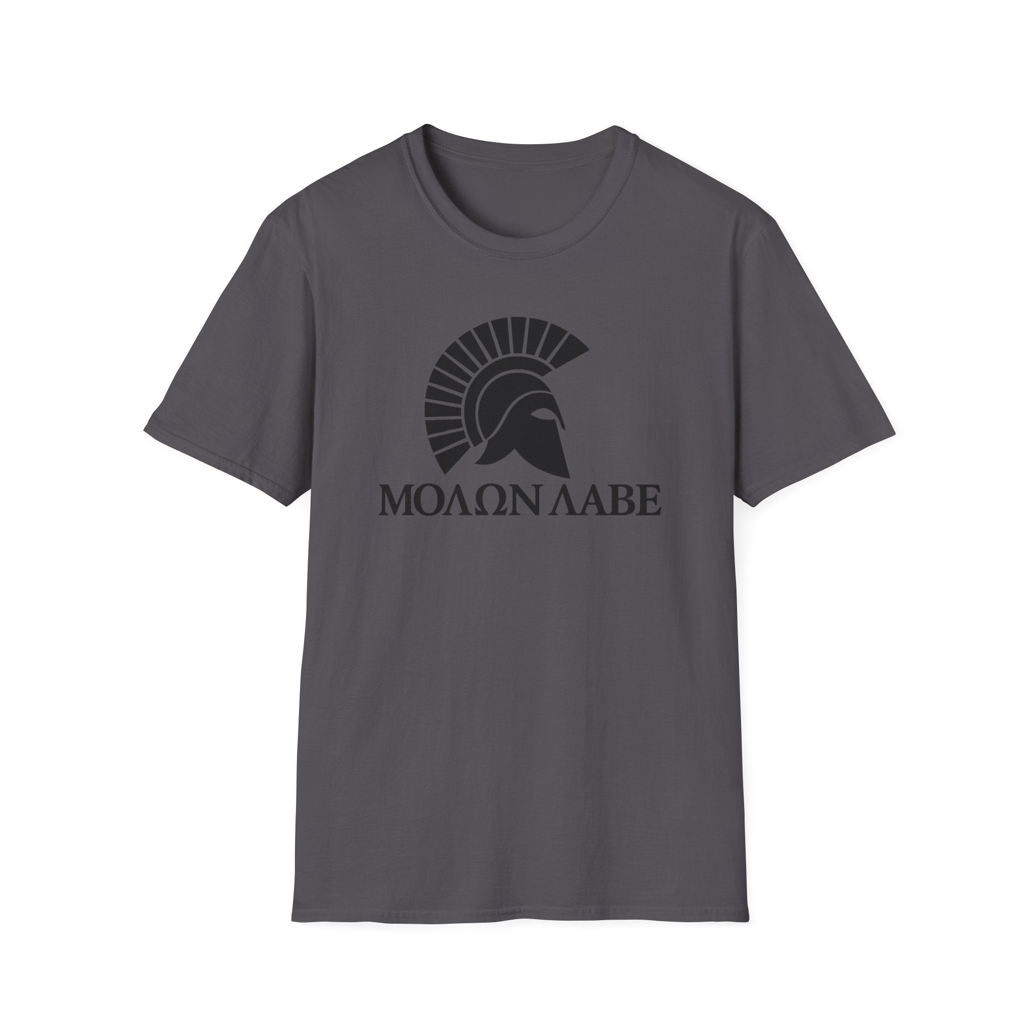 Molon Labe "Come and Take It!" in Greek Black Design Softstyle Cotton T-Shirt Softstyle Cotton T-Shirt