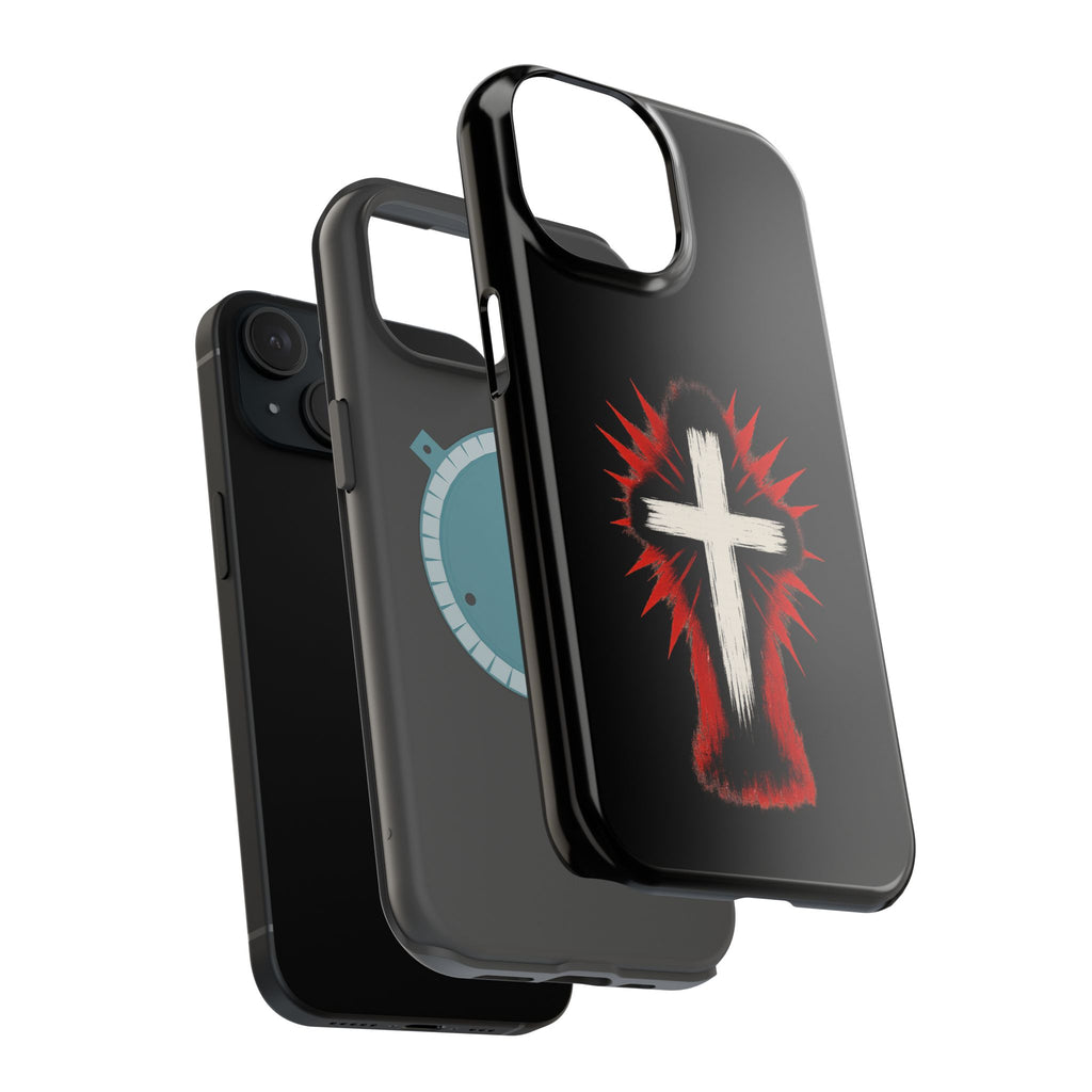 Crucifix Magnetic Impact Resistant Phone Case