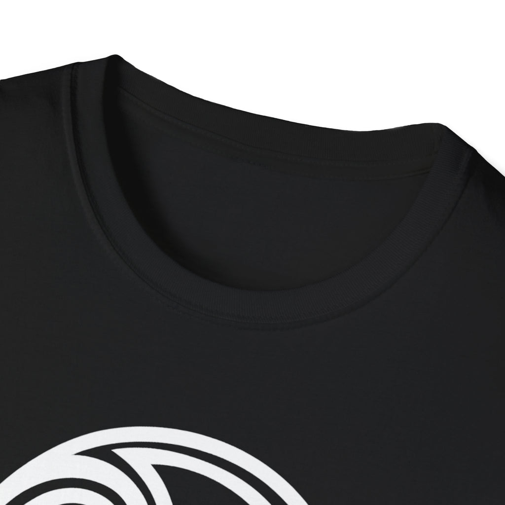 Triskele Trinity Symbol White Design Softstyle T-Shirt
