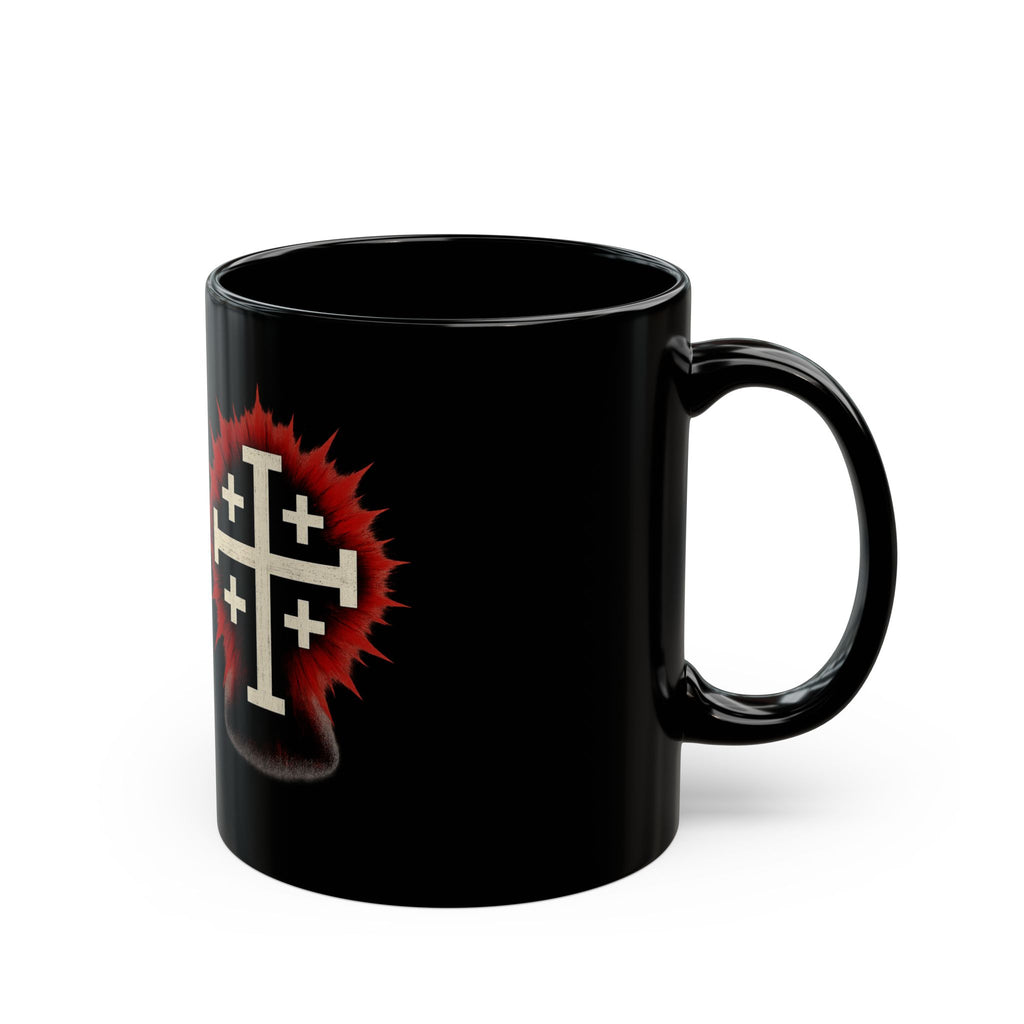 Christ is King Black Mug