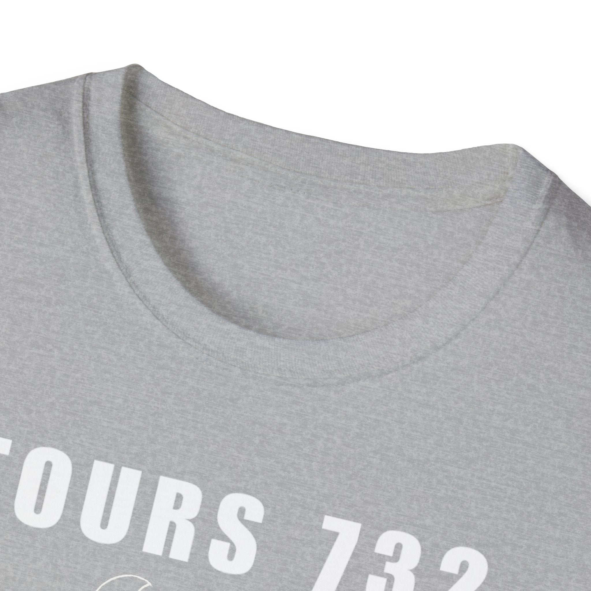 Tours 732 Charles "The Hammer" Martel "TOURS 732" Text Graphic Unisex Softstyle T-Shirt